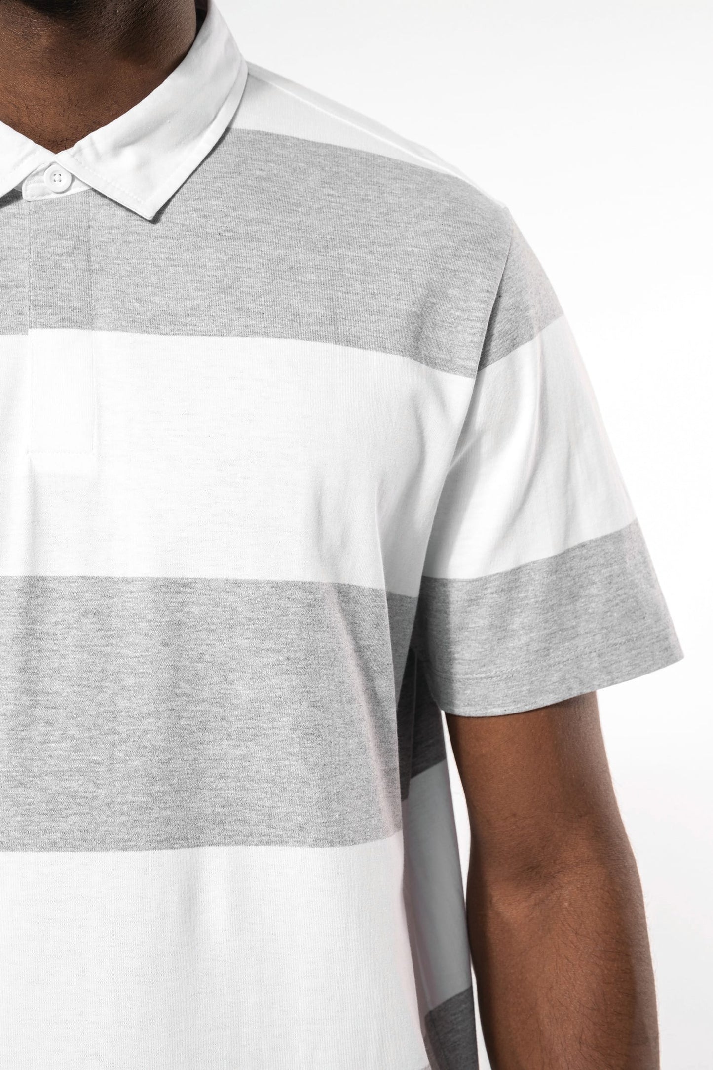 K286 - Polo rugby a righe maniche corte unisex