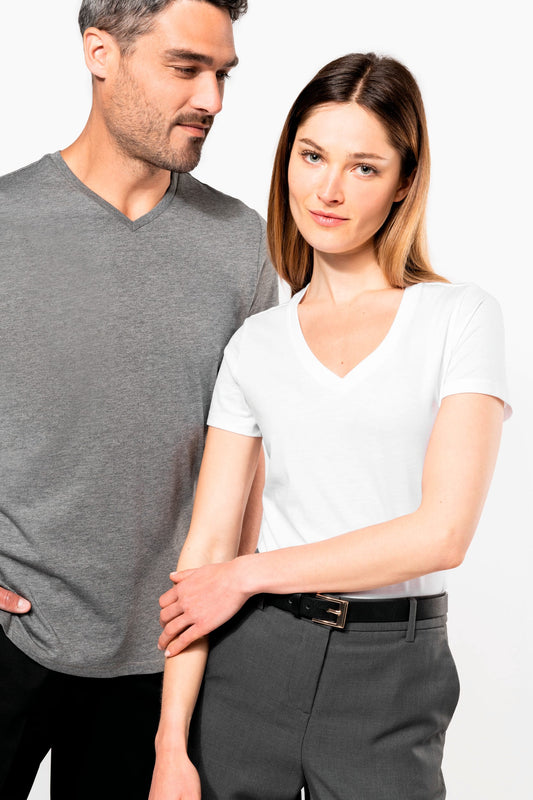 K3003 - T-shirt donna Supima® scollo a V manica corta