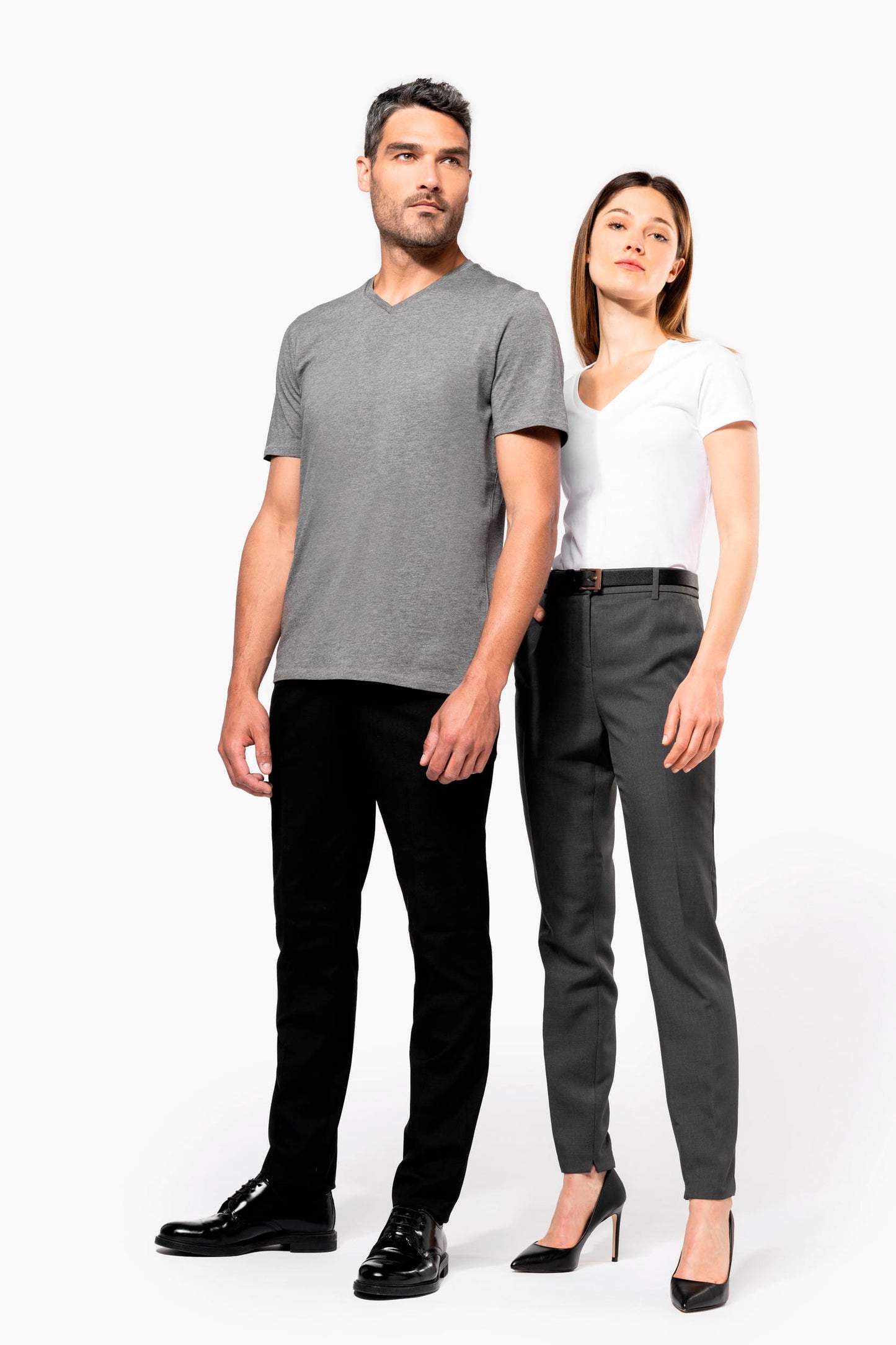 K3002A - T-shirt uomo Supima® scollo a V manica corta
