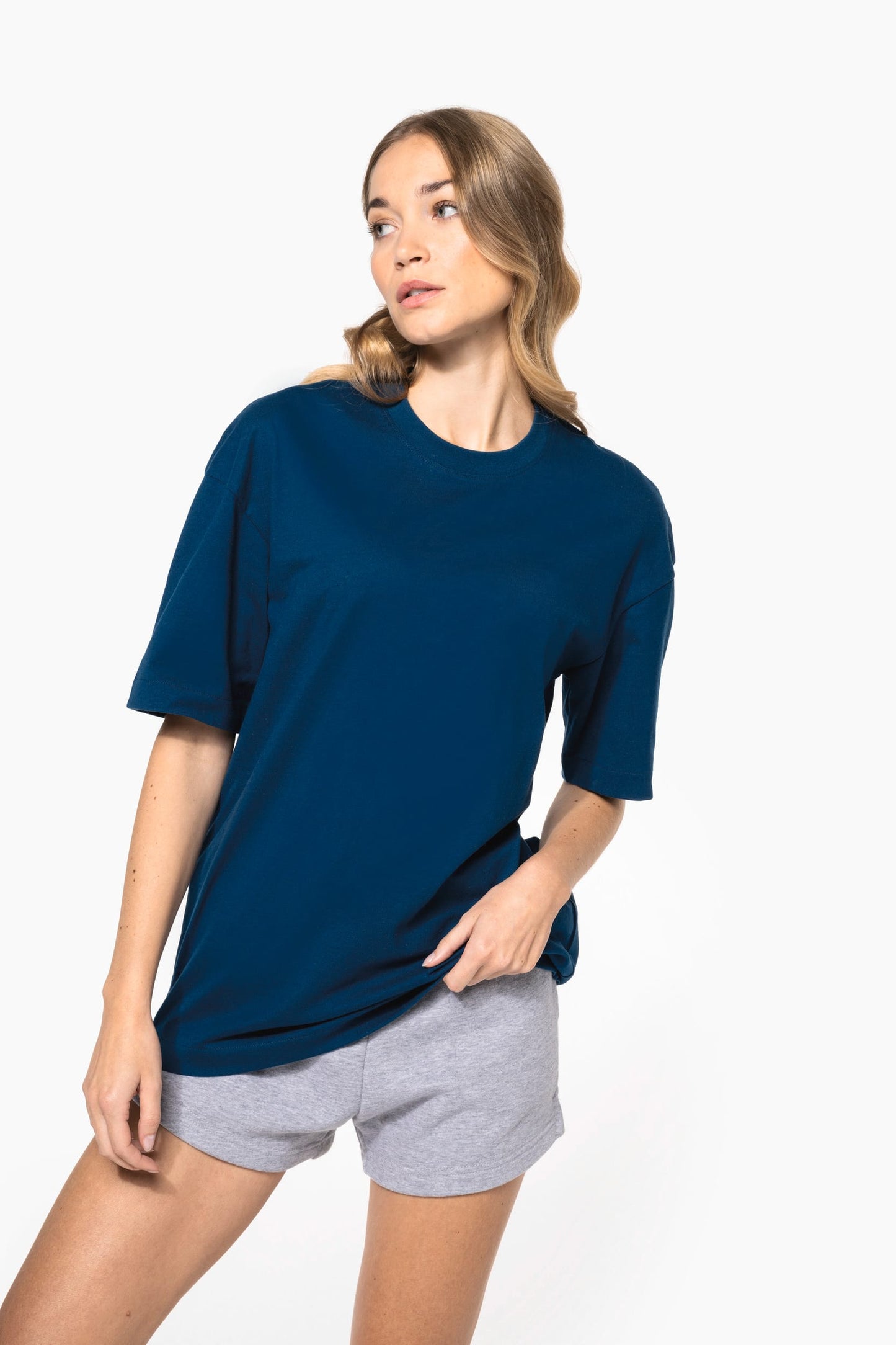 K3008 - T-shirt unisex oversize maniche corte