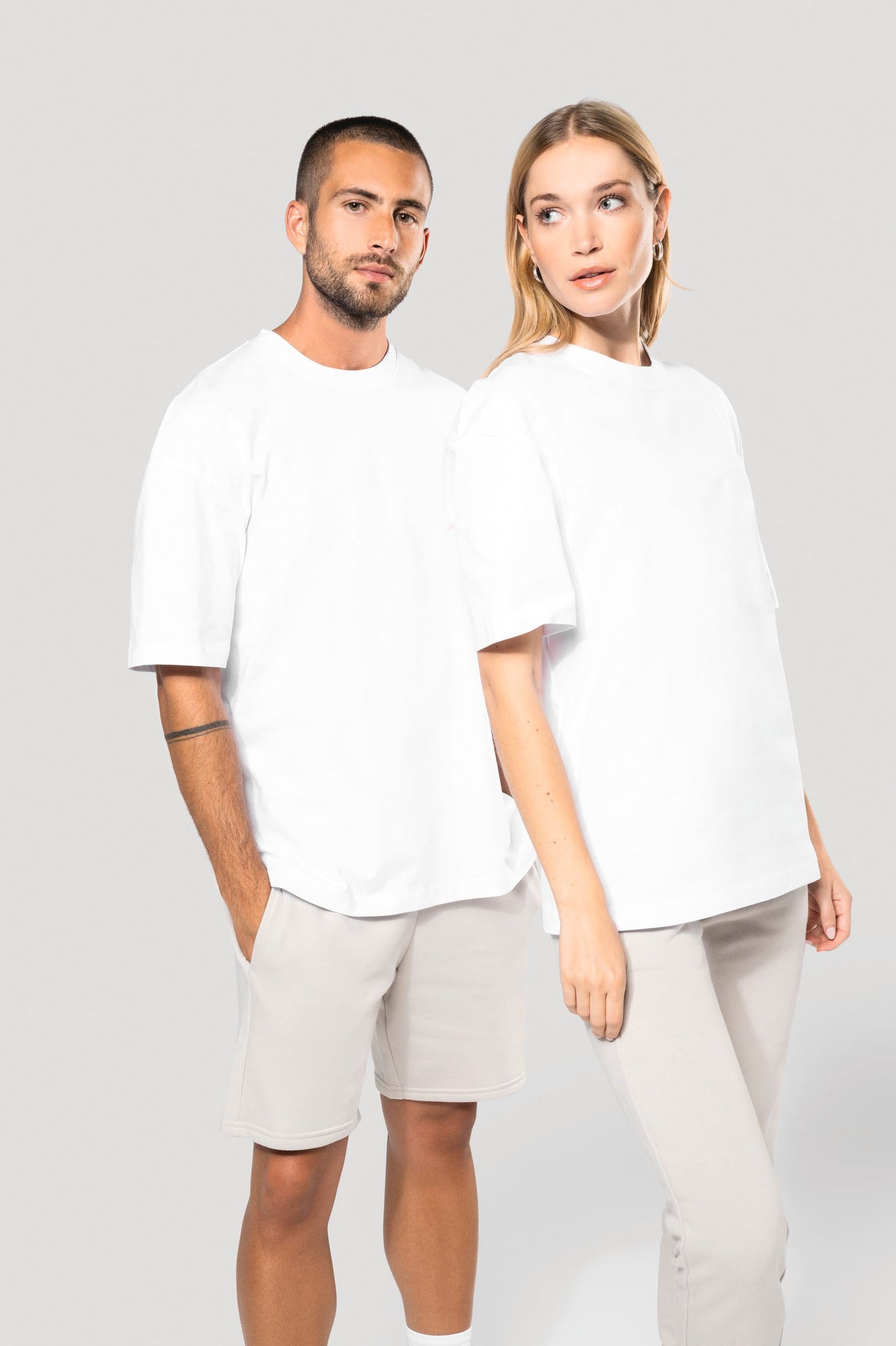 K3008 - T-shirt unisex oversize maniche corte
