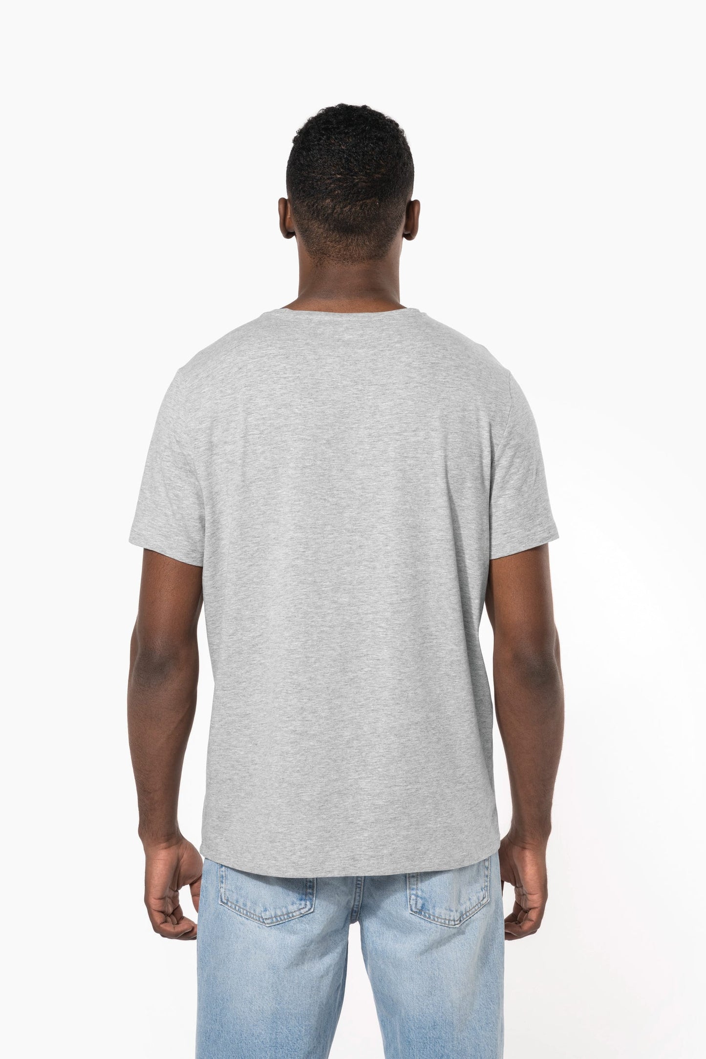 K3014 - T-shirt maniche corte collo a V<br/>