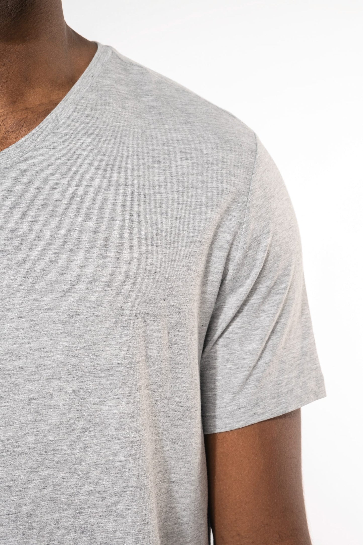 K3014C - T-shirt maniche corte collo a V<br/>