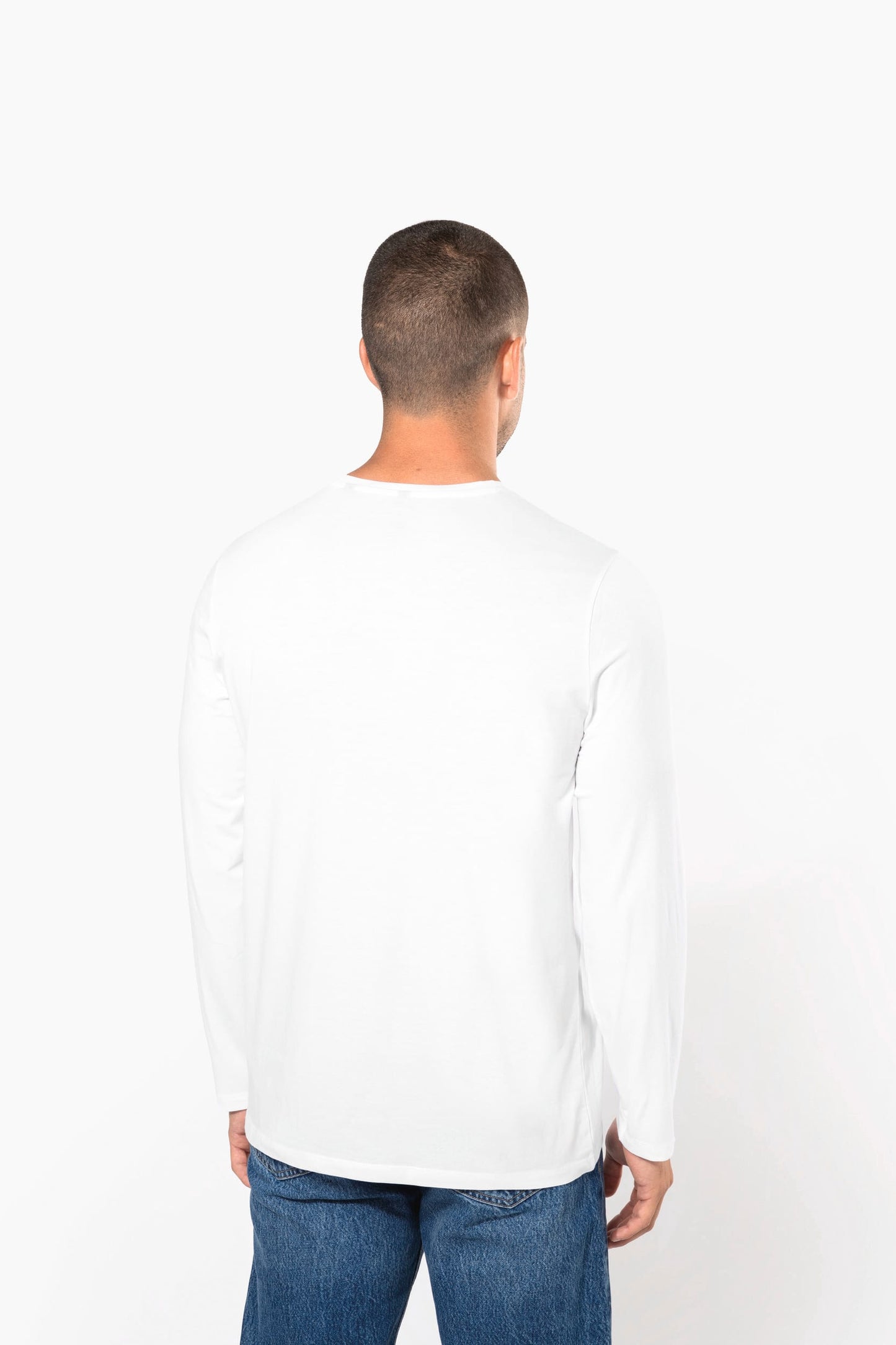 K3016 - T-shirt maniche lunghe girocollo<br/>