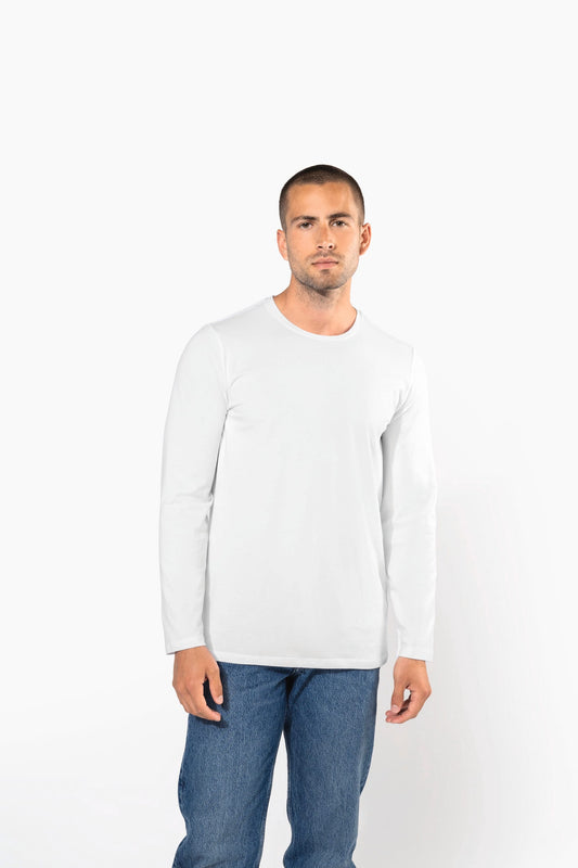 K3016C - T-shirt maniche lunghe girocollo<br/>