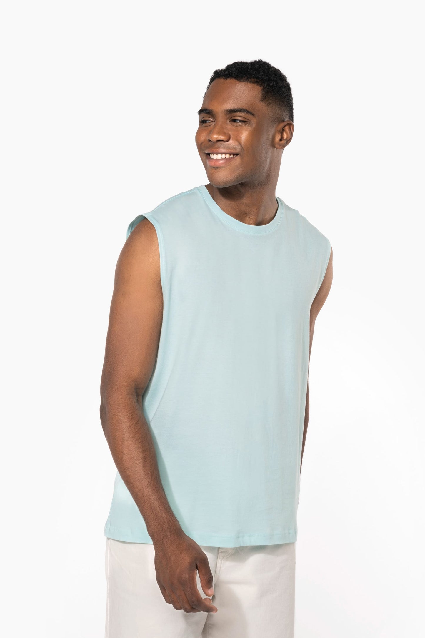 K3022C TAGLIE GRANDI - T-shirt senza maniche Bio150 IC da uomo