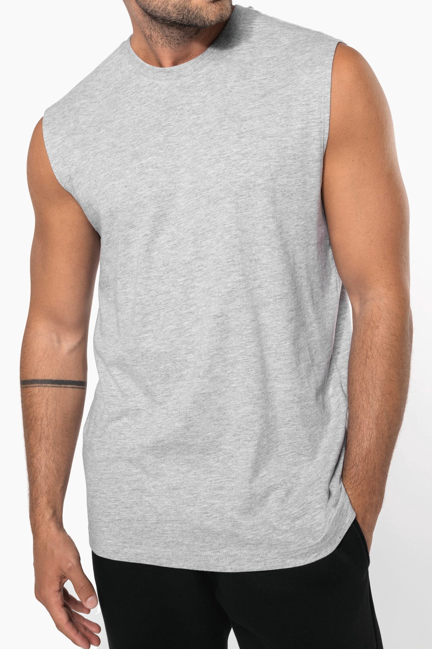 K3022C TAGLIE GRANDI - T-shirt senza maniche Bio150 IC da uomo