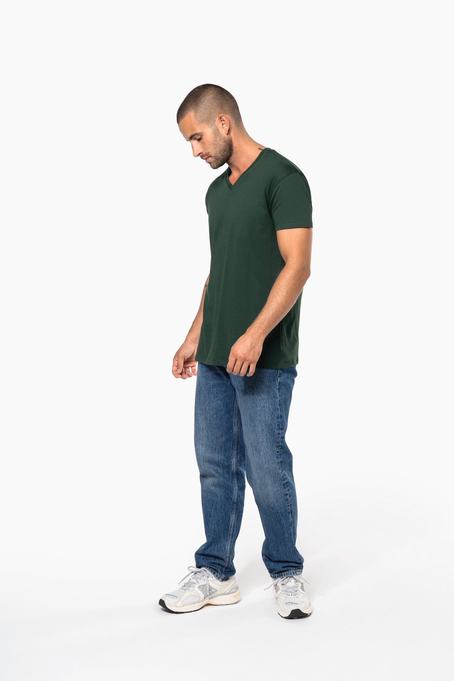 K3028ICA - T-shirt uomo BIO150 IC scollo a V