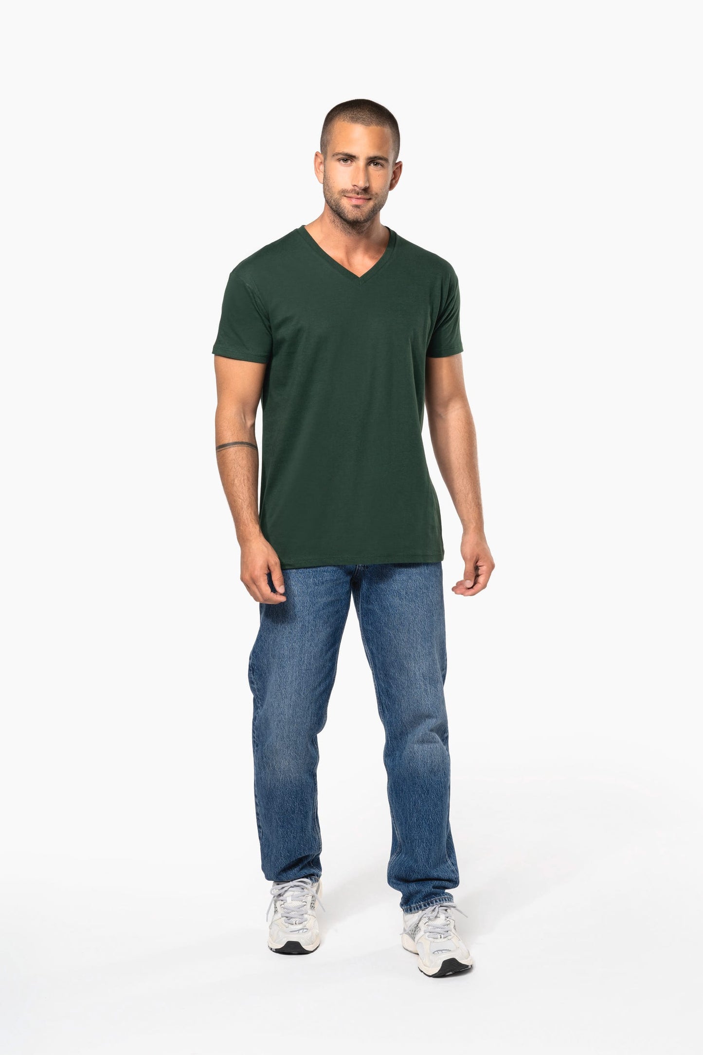 K3028ICAX - T-shirt uomo BIO150 IC scollo a V