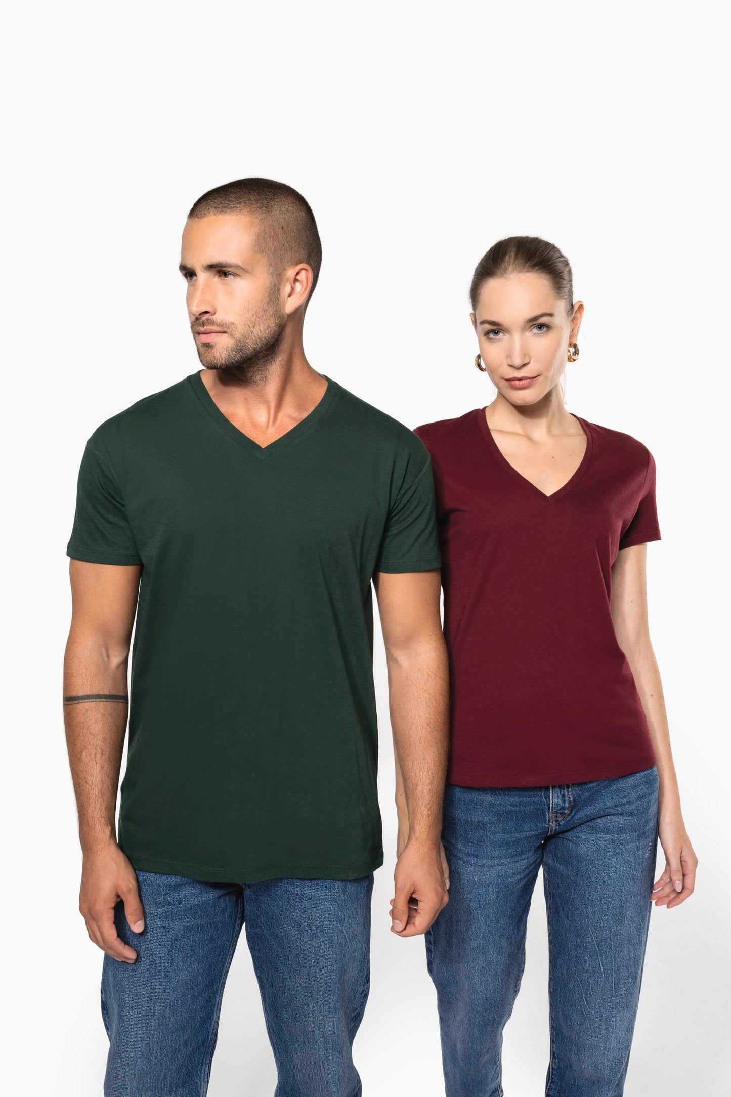 K3028ICA - T-shirt uomo BIO150 IC scollo a V