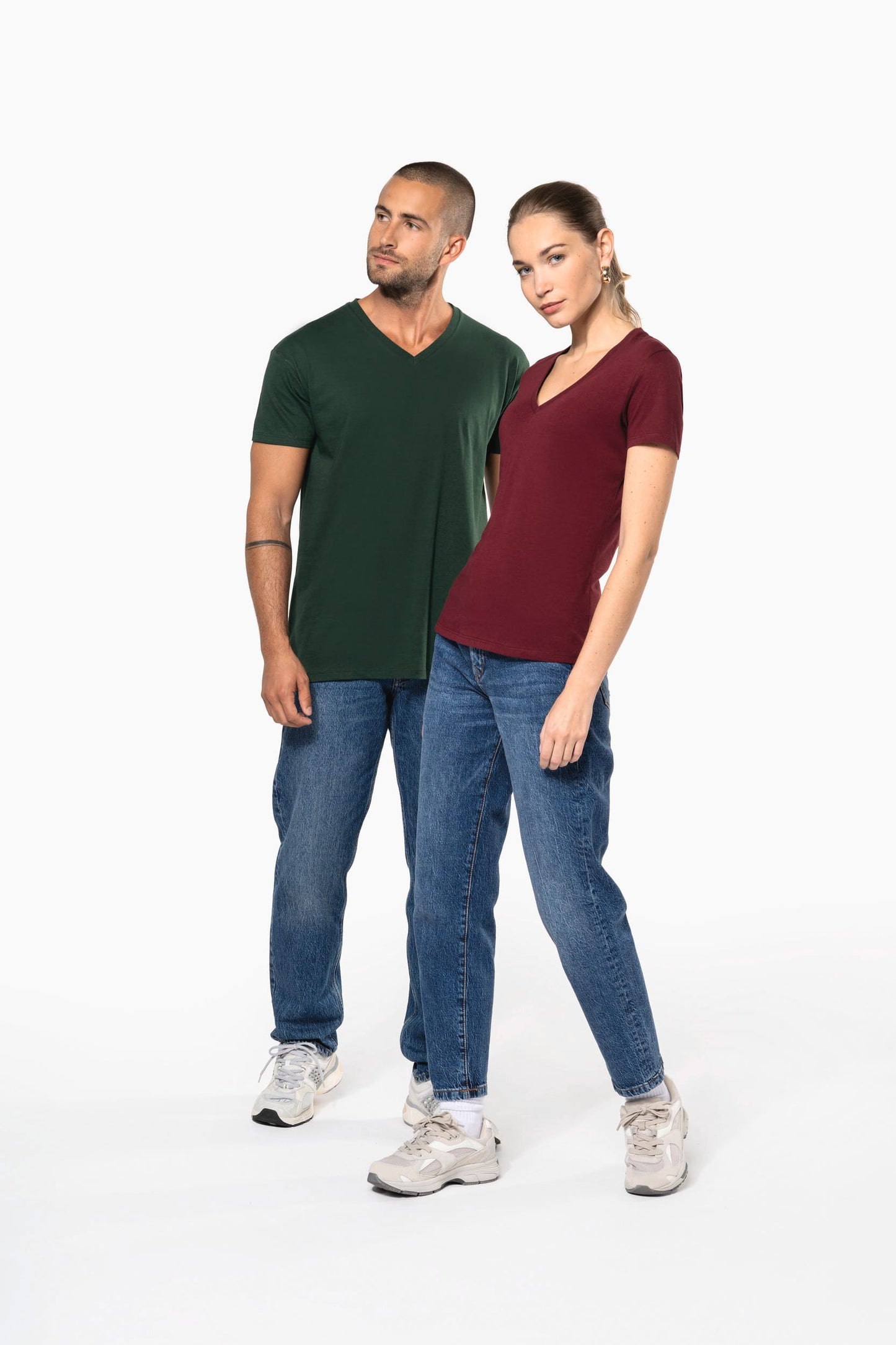 K3028ICA - T-shirt uomo BIO150 IC scollo a V
