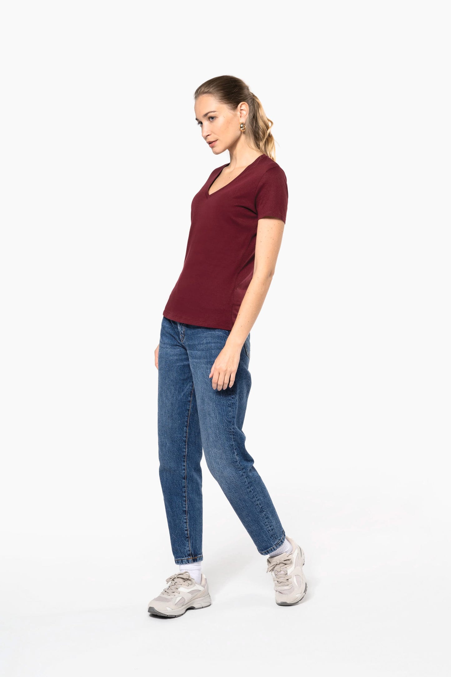 K3029IC - T-shirt donna BIO150 IC scollo a V