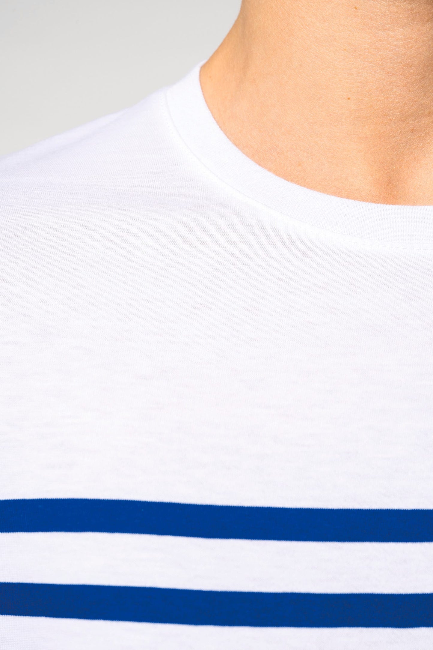 K3033 - T-shirt uomo in stile marinaro Bio girocollo