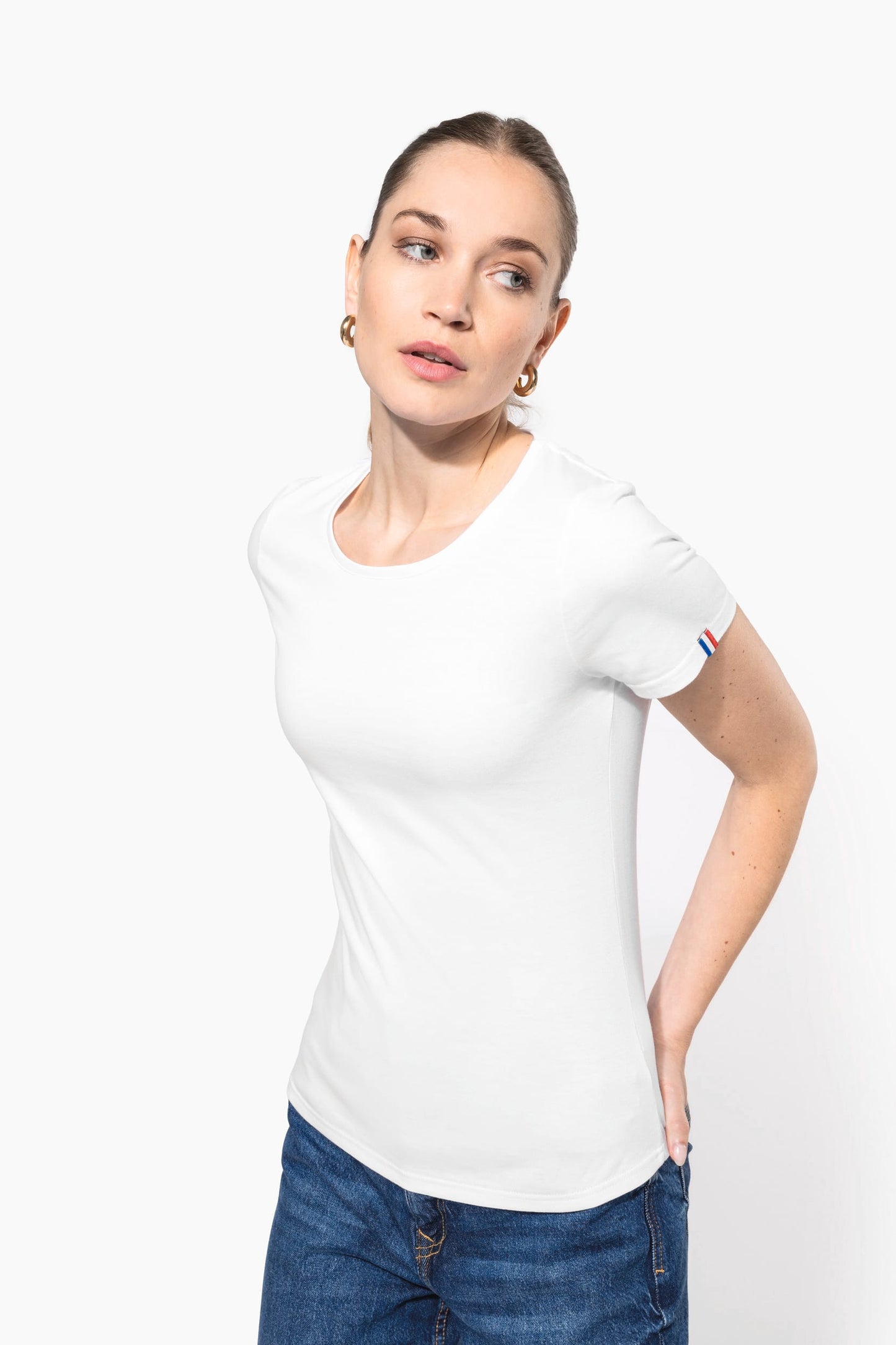 K3041C - Maglietta donna Bio "ORIGINE FRANCIA GARANTITA"