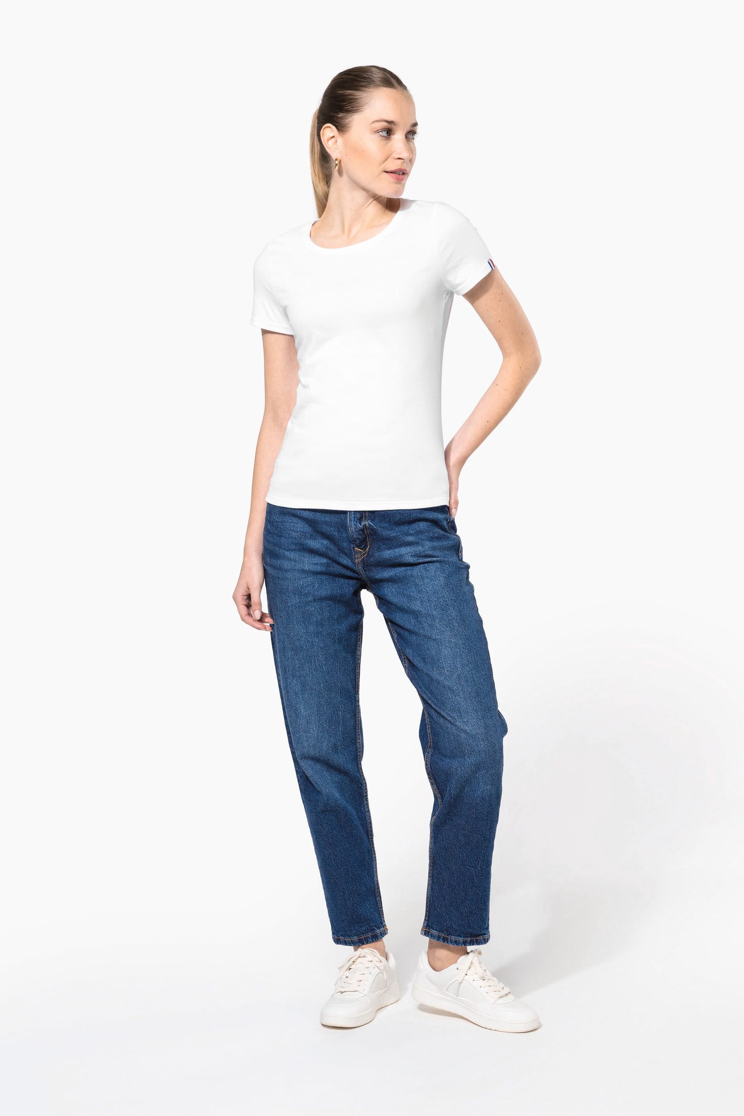 K3041 - Maglietta donna Bio "ORIGINE FRANCIA GARANTITA"