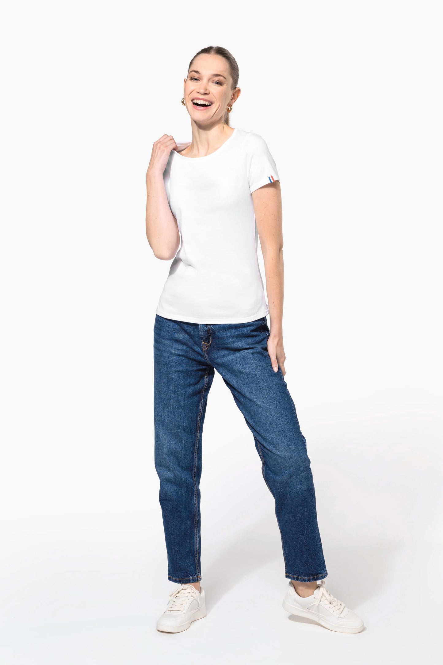K3041 - Maglietta donna Bio "ORIGINE FRANCIA GARANTITA"