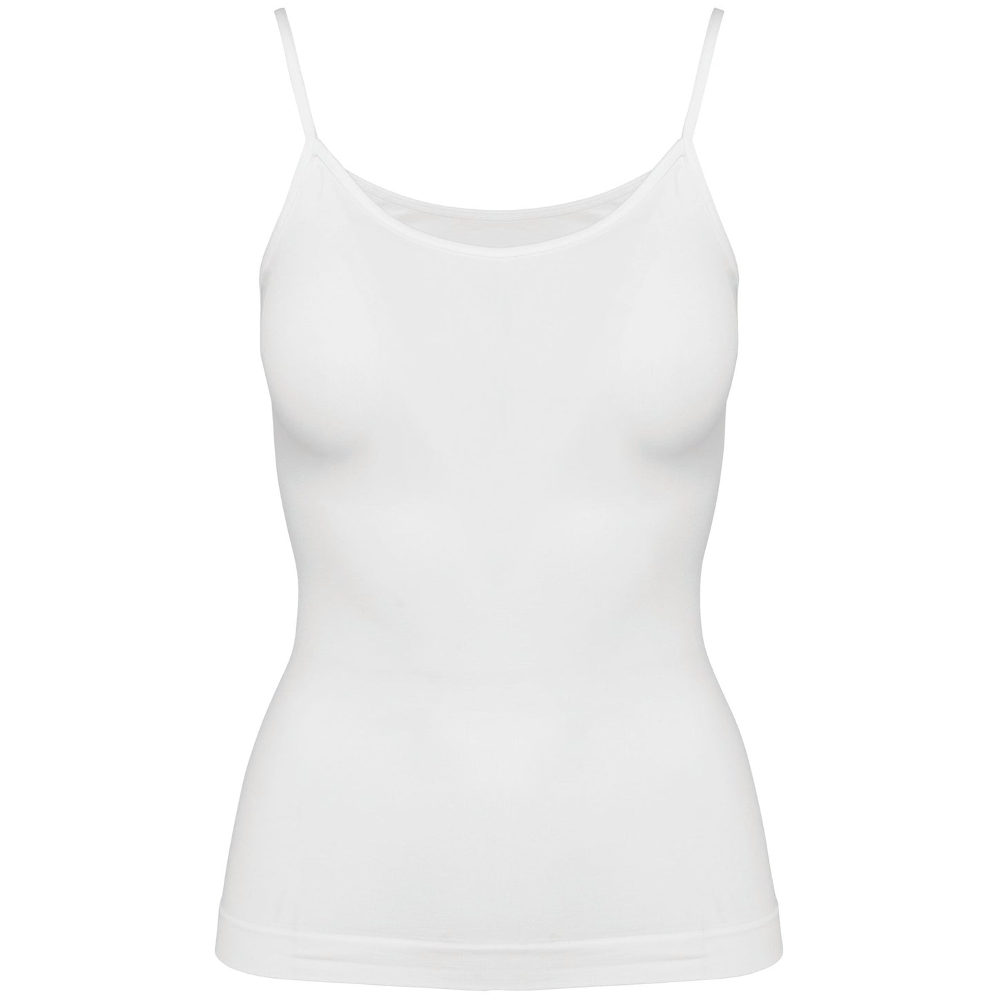 K3042C - Canotta donna ecosostenibile senza cuciture spalline sottili