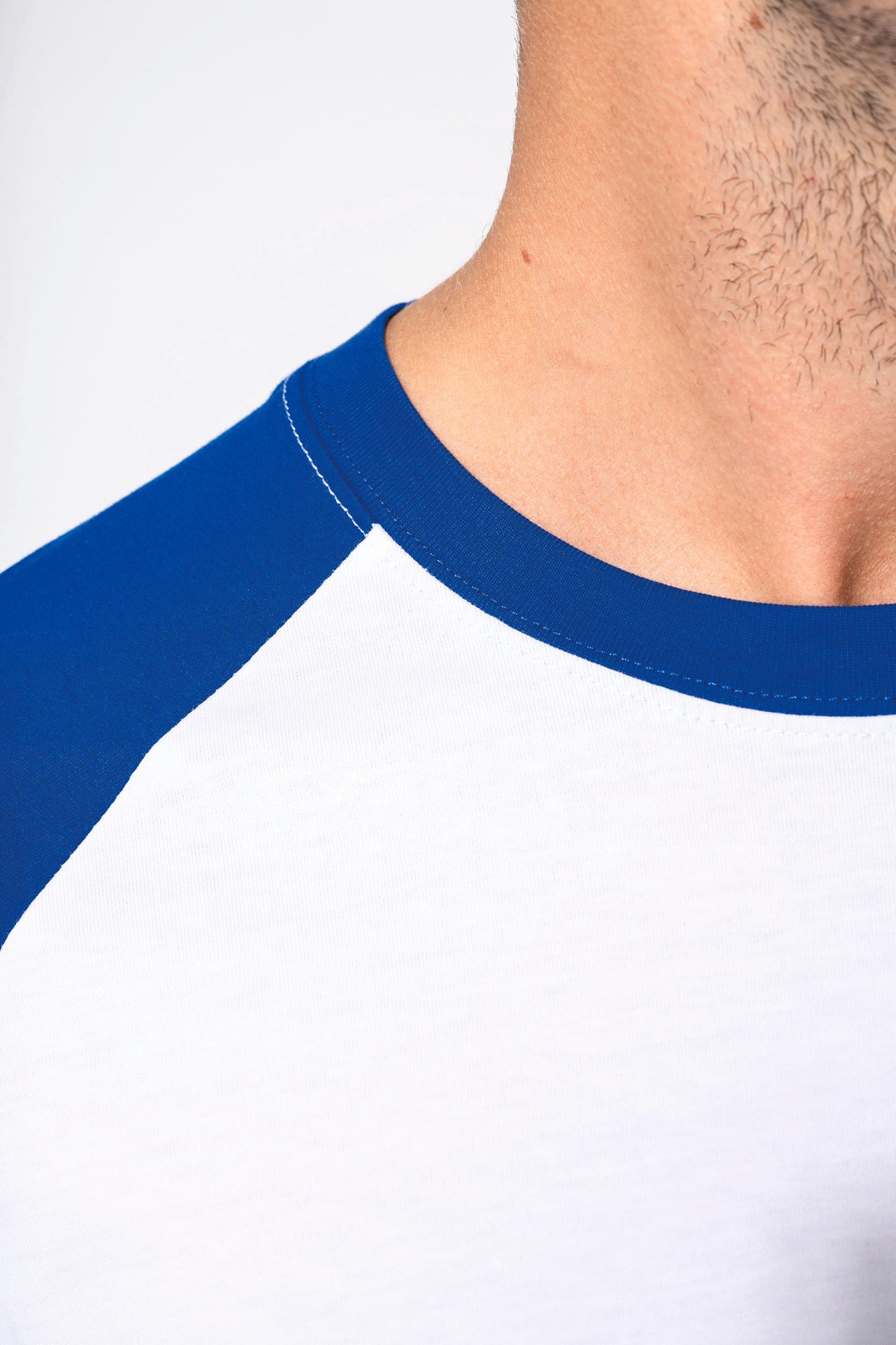 K330X - T-shirt baseball manica corta bicolore