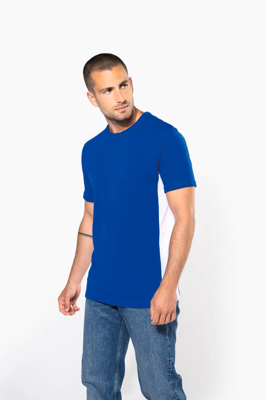 K340 - T-shirt Tiger manica corta bicolore