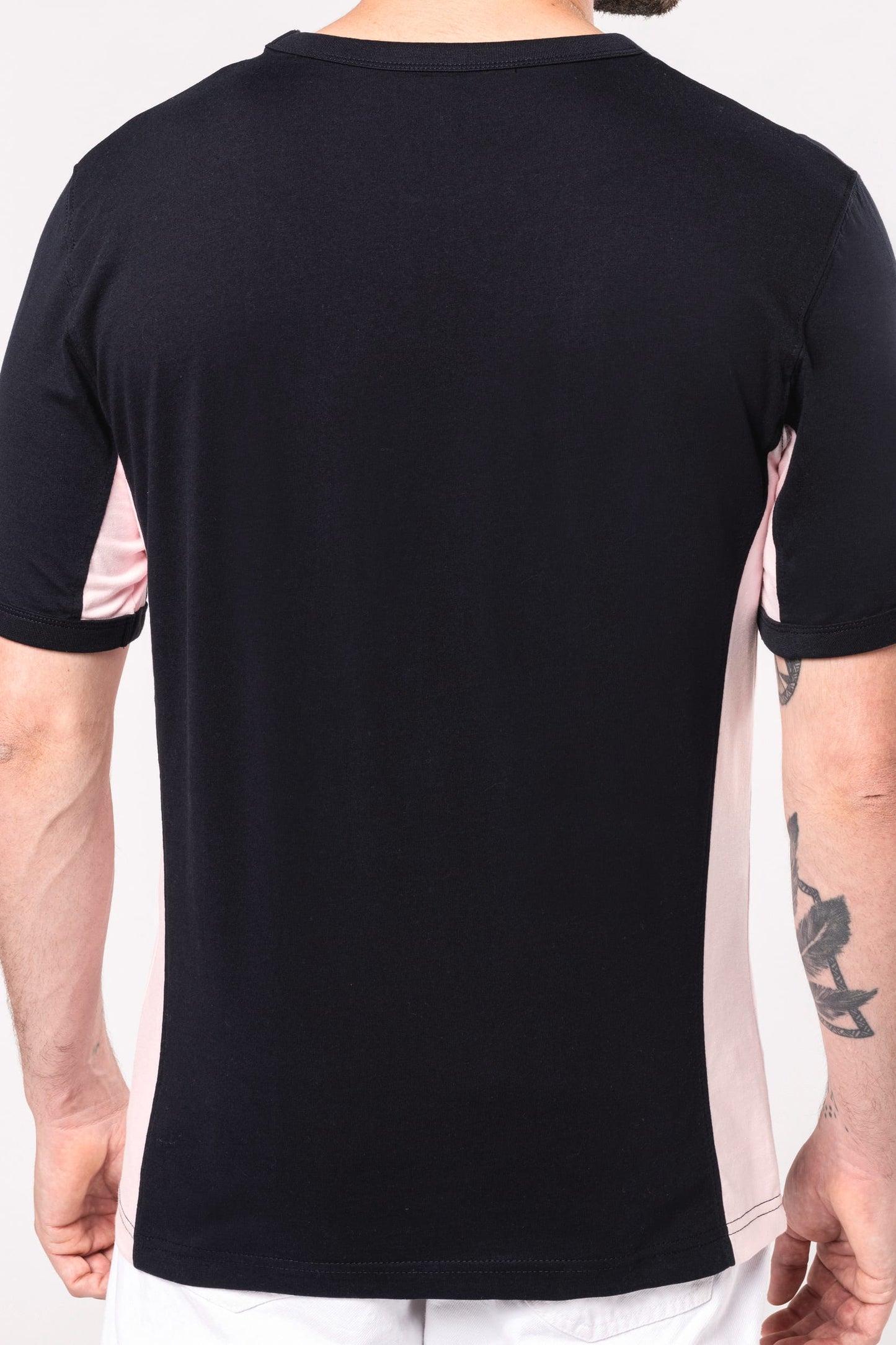 K340 - T-shirt Tiger manica corta bicolore