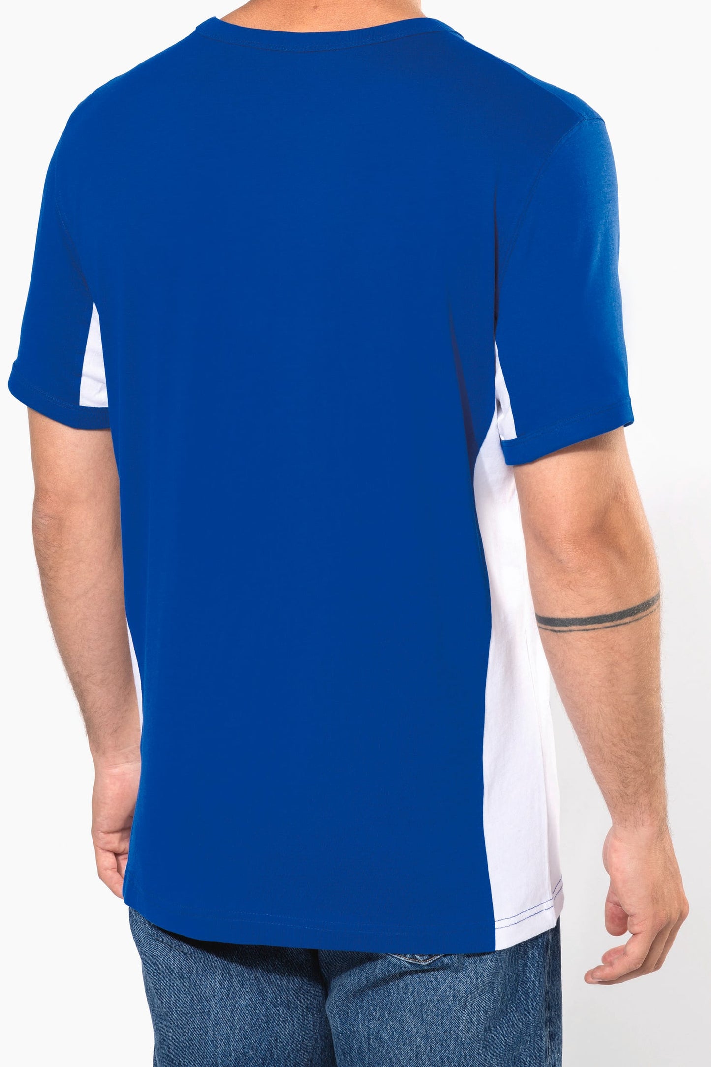 K340 - T-shirt Tiger manica corta bicolore