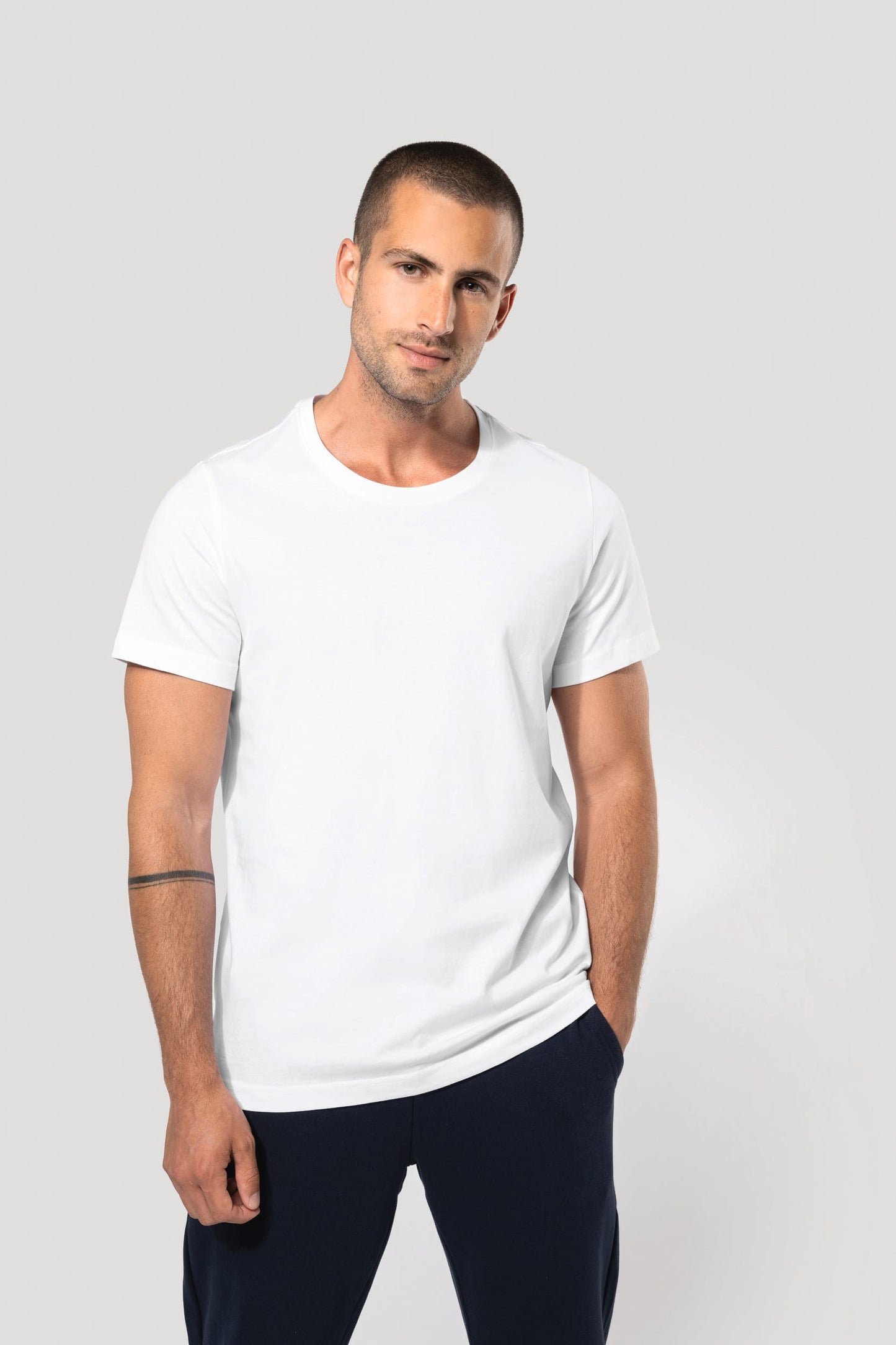 K356 - T-shirt uomo manica corta girocollo