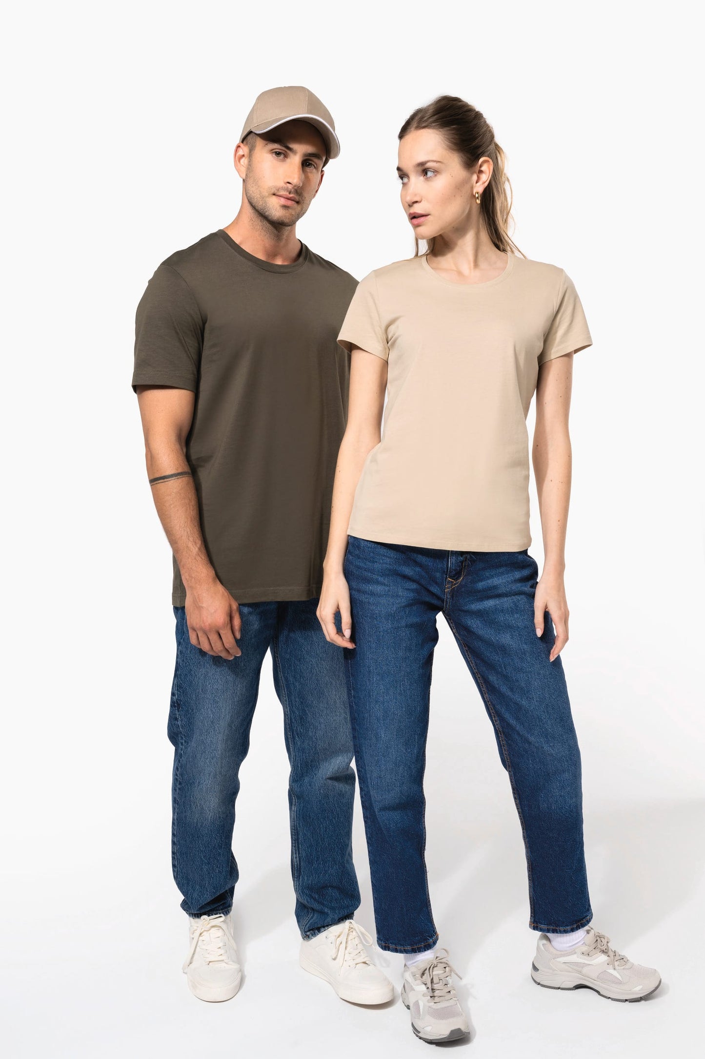 K356 - T-shirt uomo manica corta girocollo