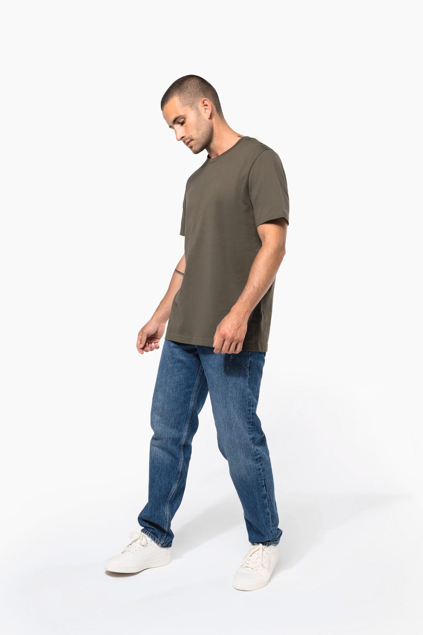 K356 - T-shirt uomo manica corta girocollo
