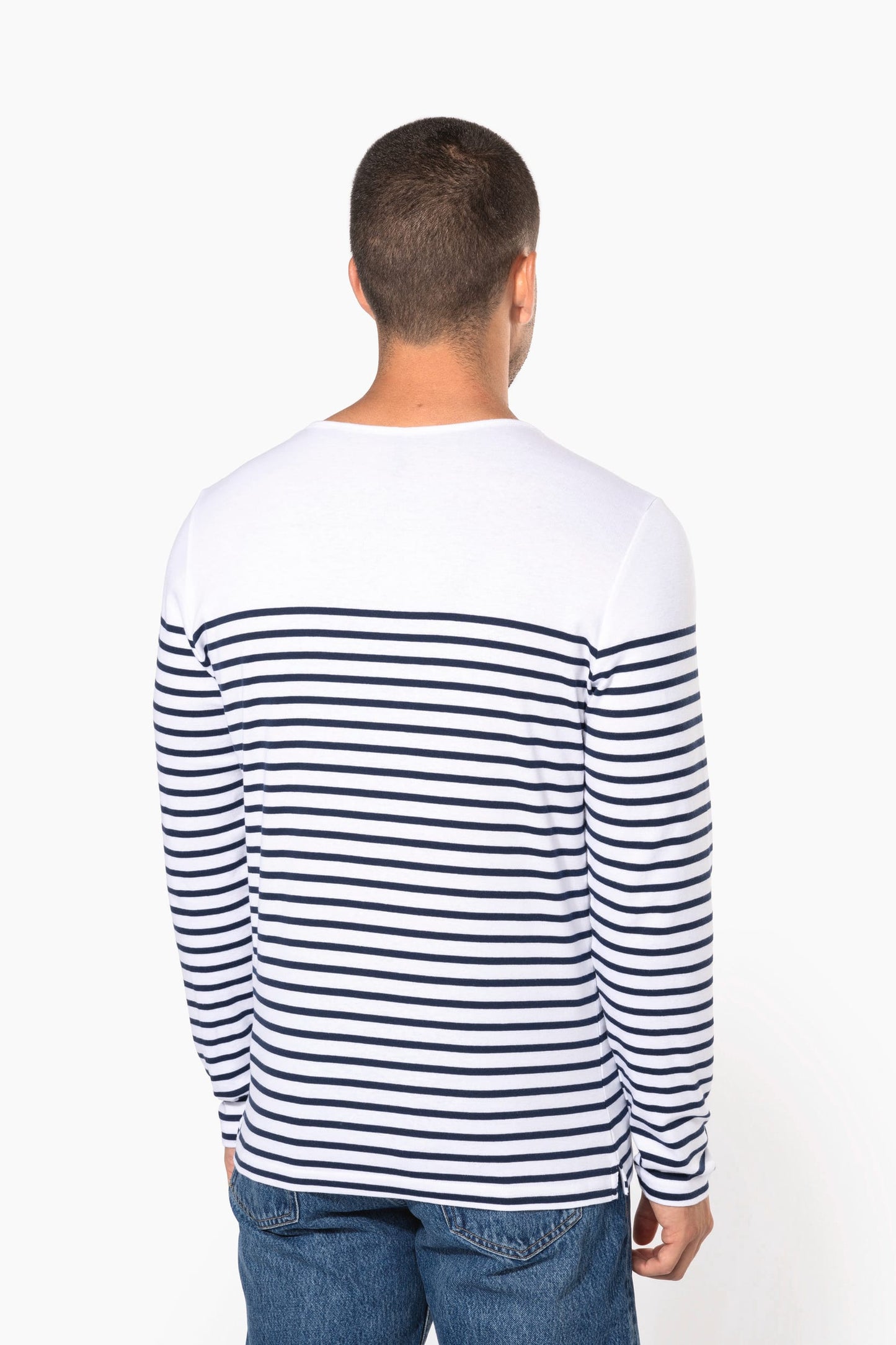 K366 - Maglia uomo alla marinara Breton manica lunga