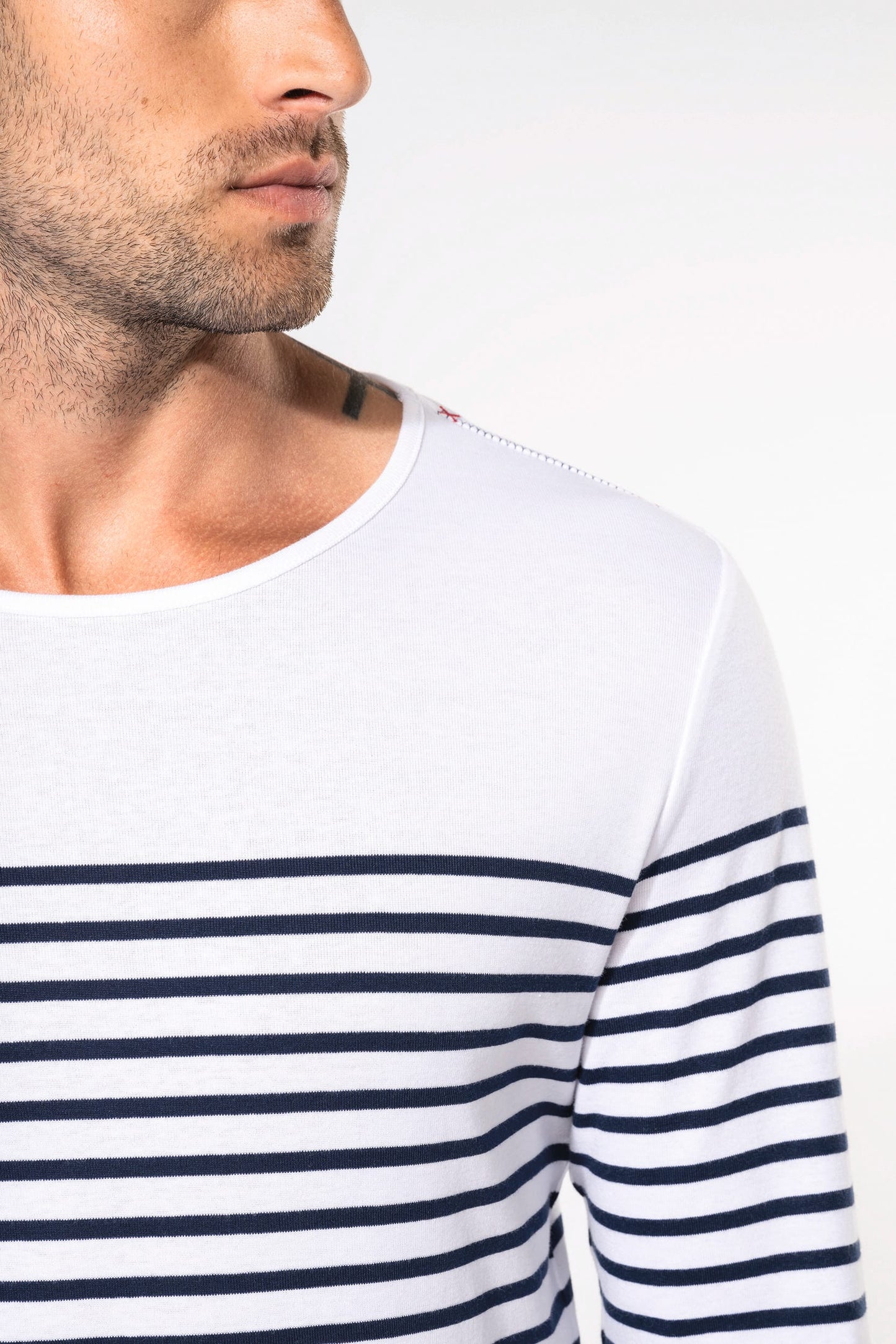 K366 - Maglia uomo alla marinara Breton manica lunga