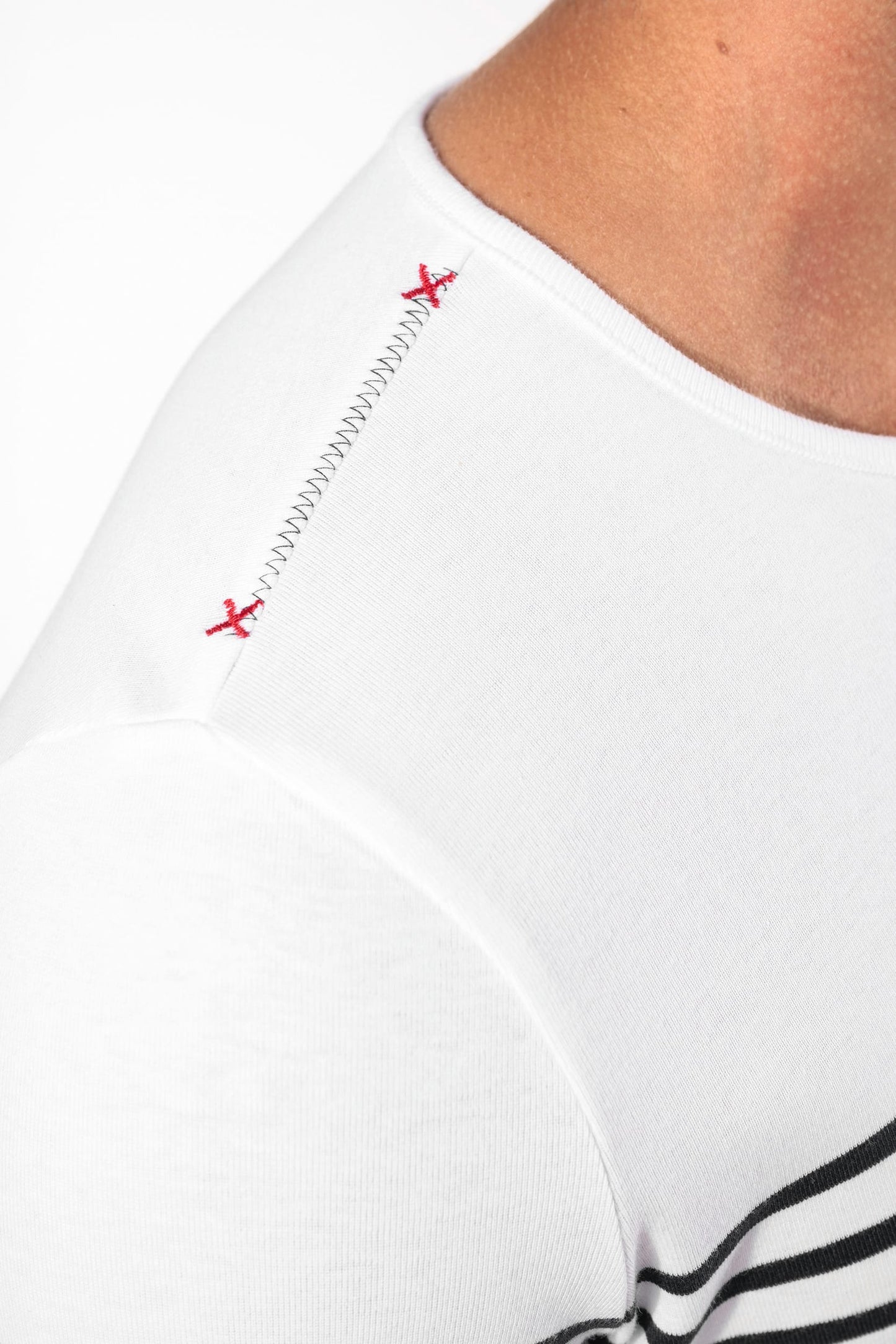 K366 - Maglia uomo alla marinara Breton manica lunga