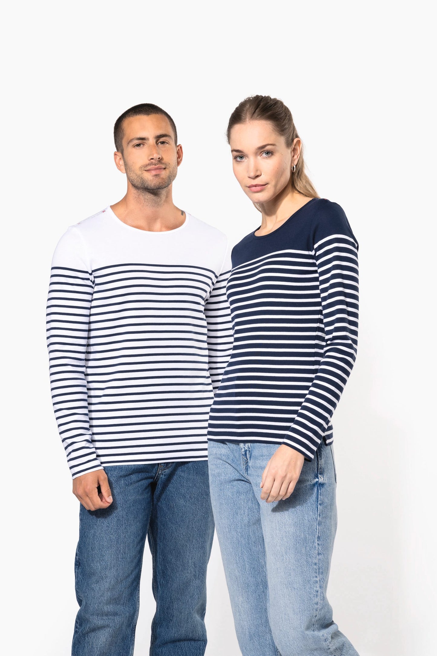 K366 - Maglia uomo alla marinara Breton manica lunga
