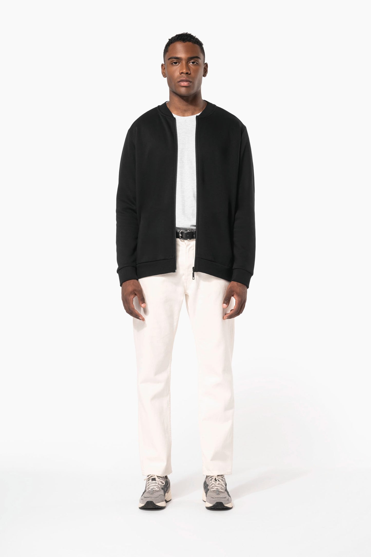 K4002X - Giacca in felpa con zip