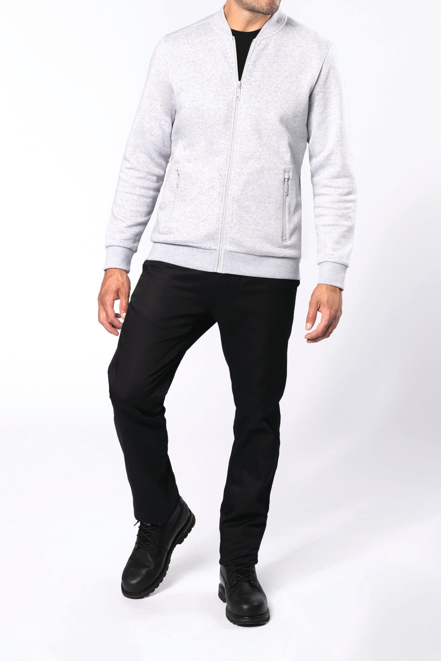 K4002X - Giacca in felpa con zip