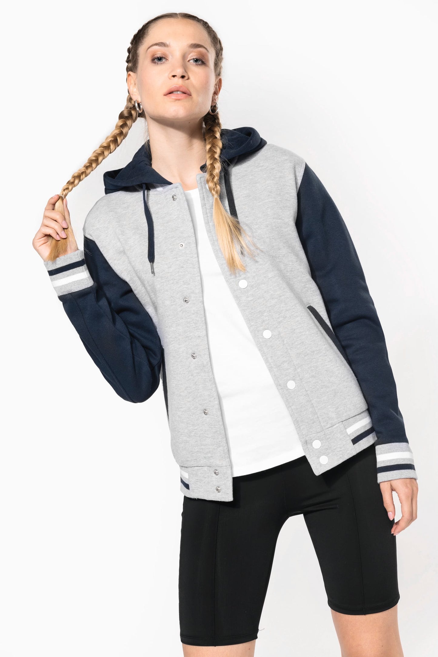 K4003 - Giubbotto Teddy unisex con cappuccio<br/>