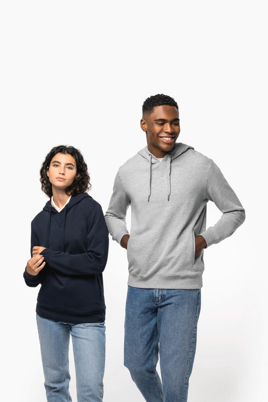 K4009 - Felpa unisex ecosostenibile con cappuccio NON GARZATA
