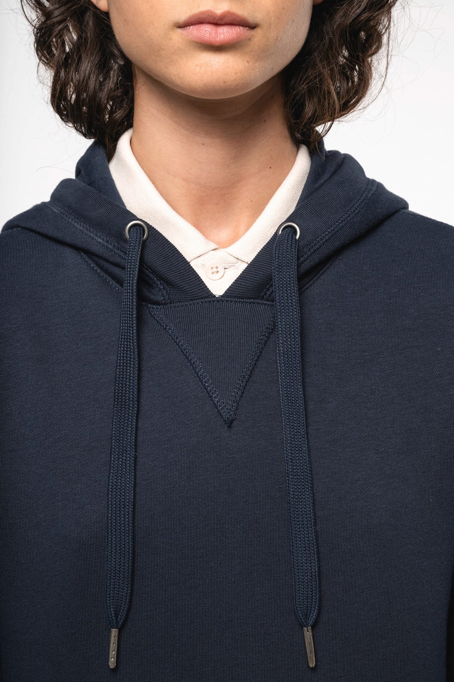 K4009 - Felpa unisex ecosostenibile con cappuccio NON GARZATA