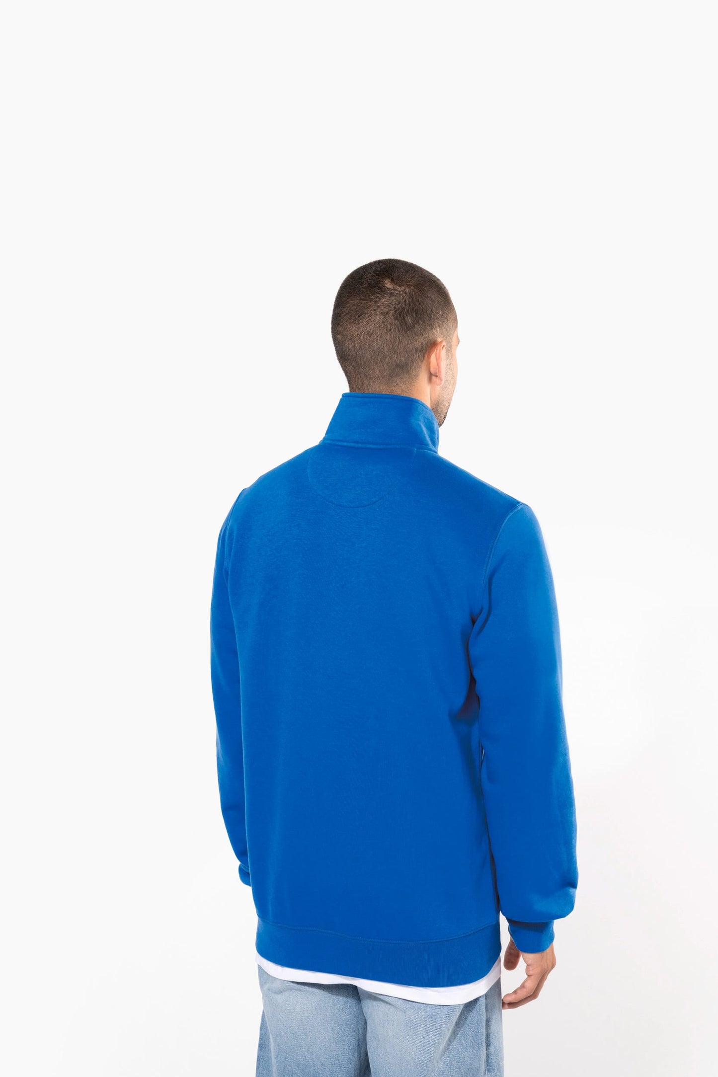 K4010 - Felpa full zip uomo