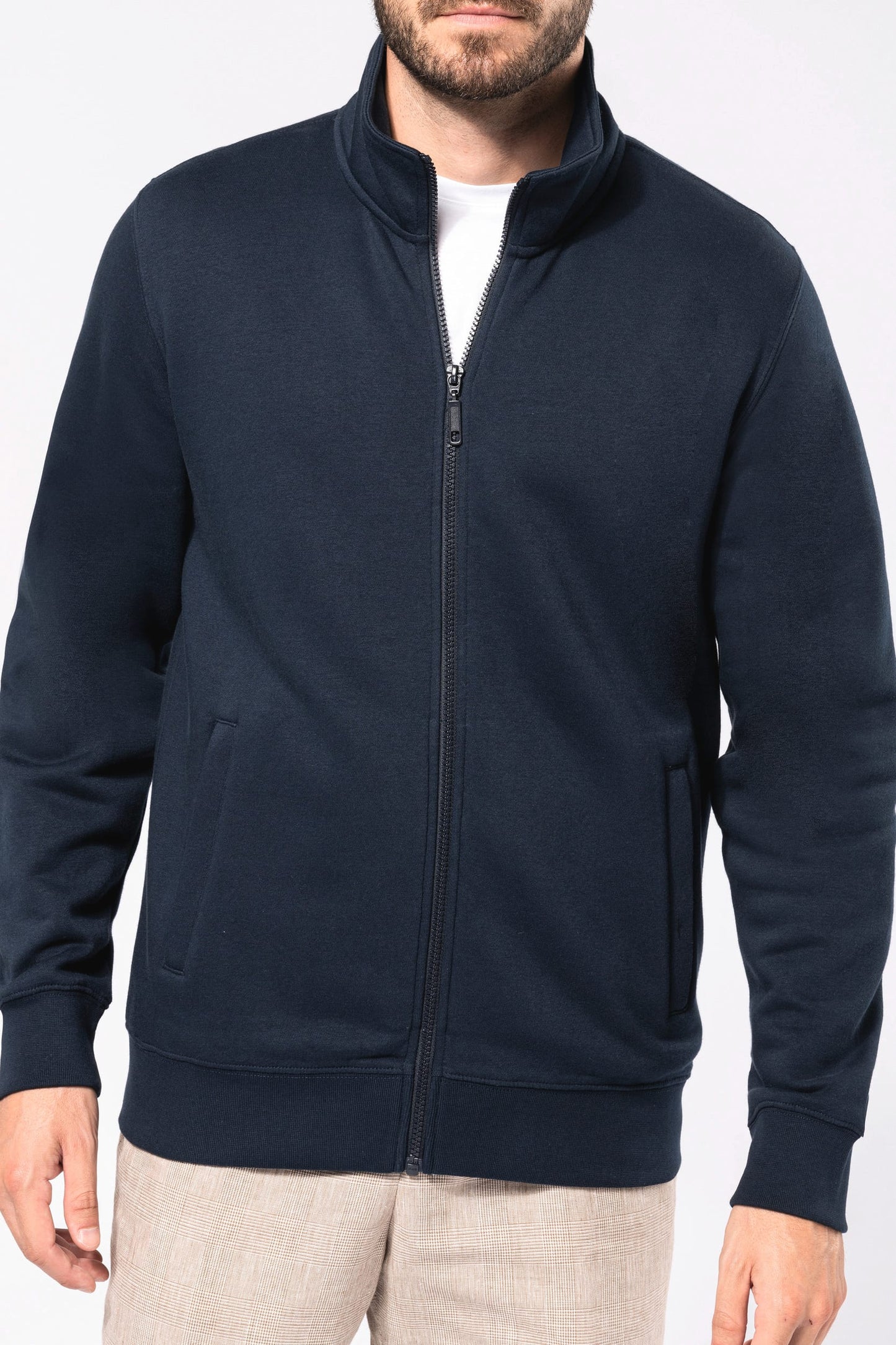 K4010X - Felpa full zip uomo
