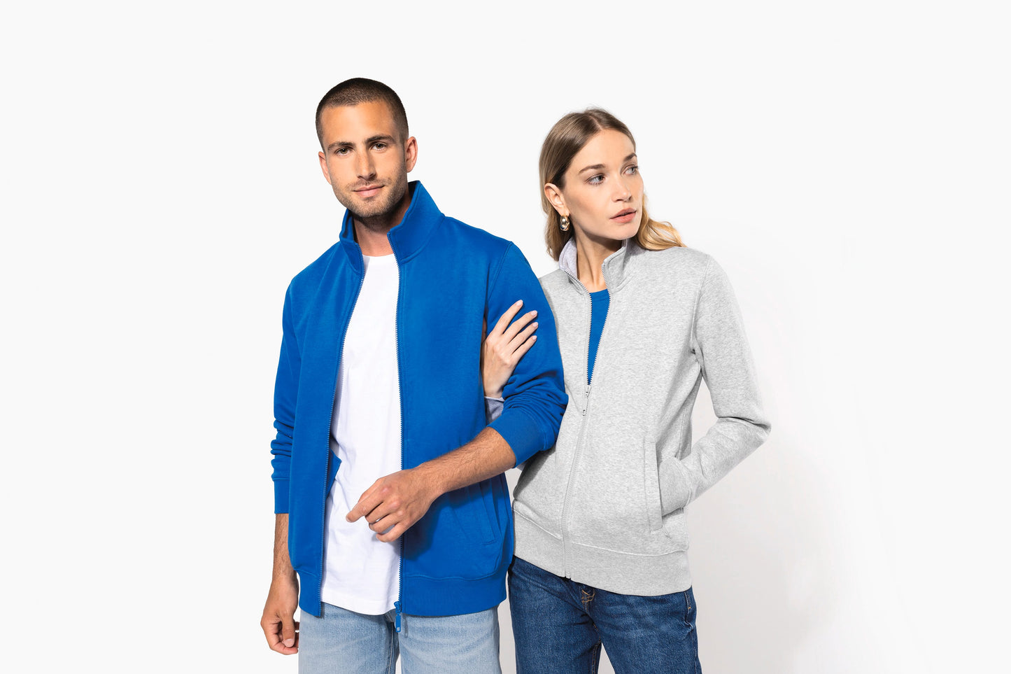 K4010X - Felpa full zip uomo