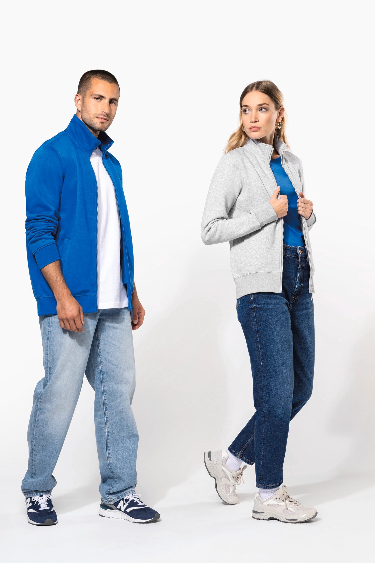 K4011 - Felpa full zip donna