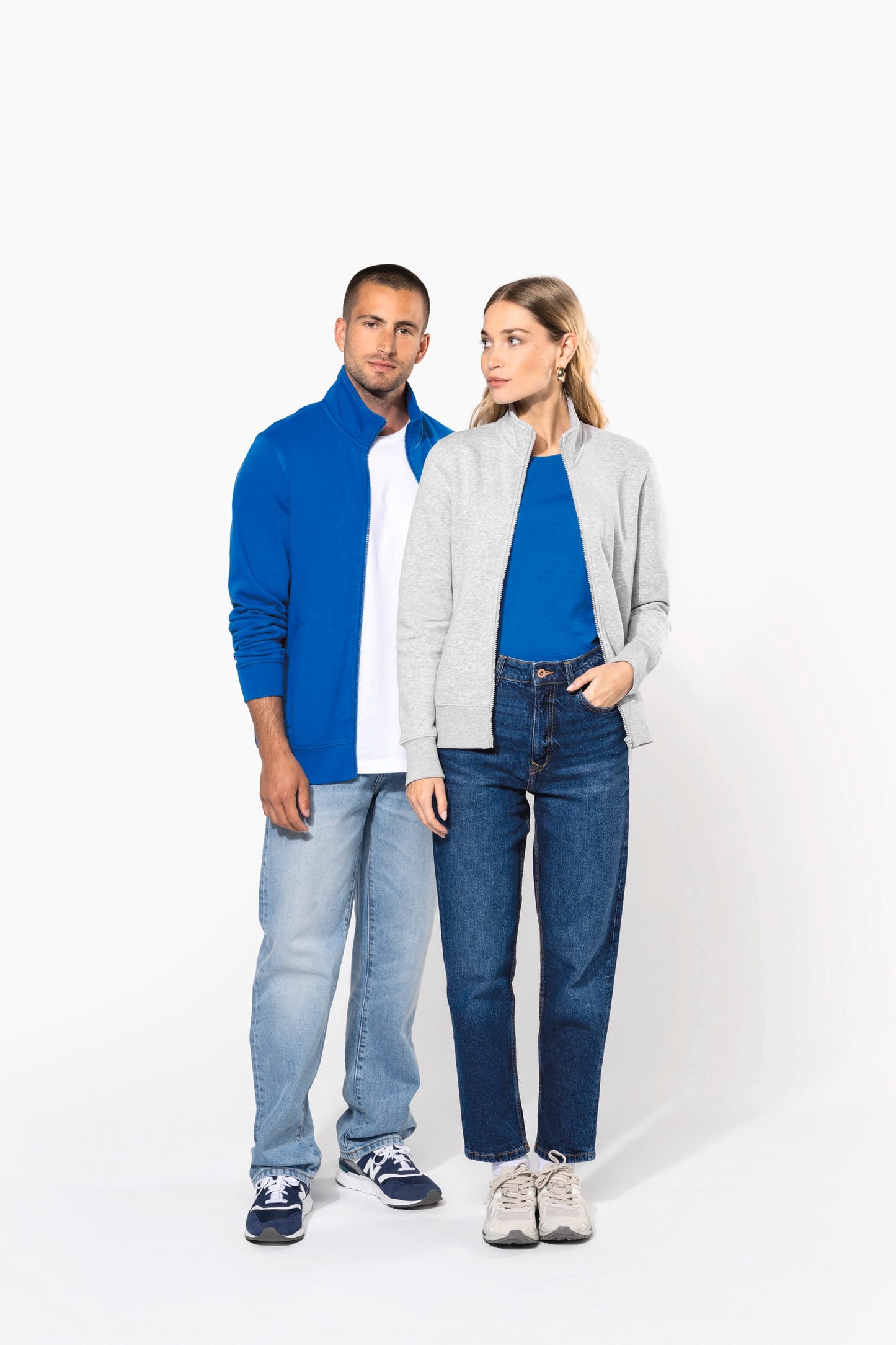 K4010X - Felpa full zip uomo