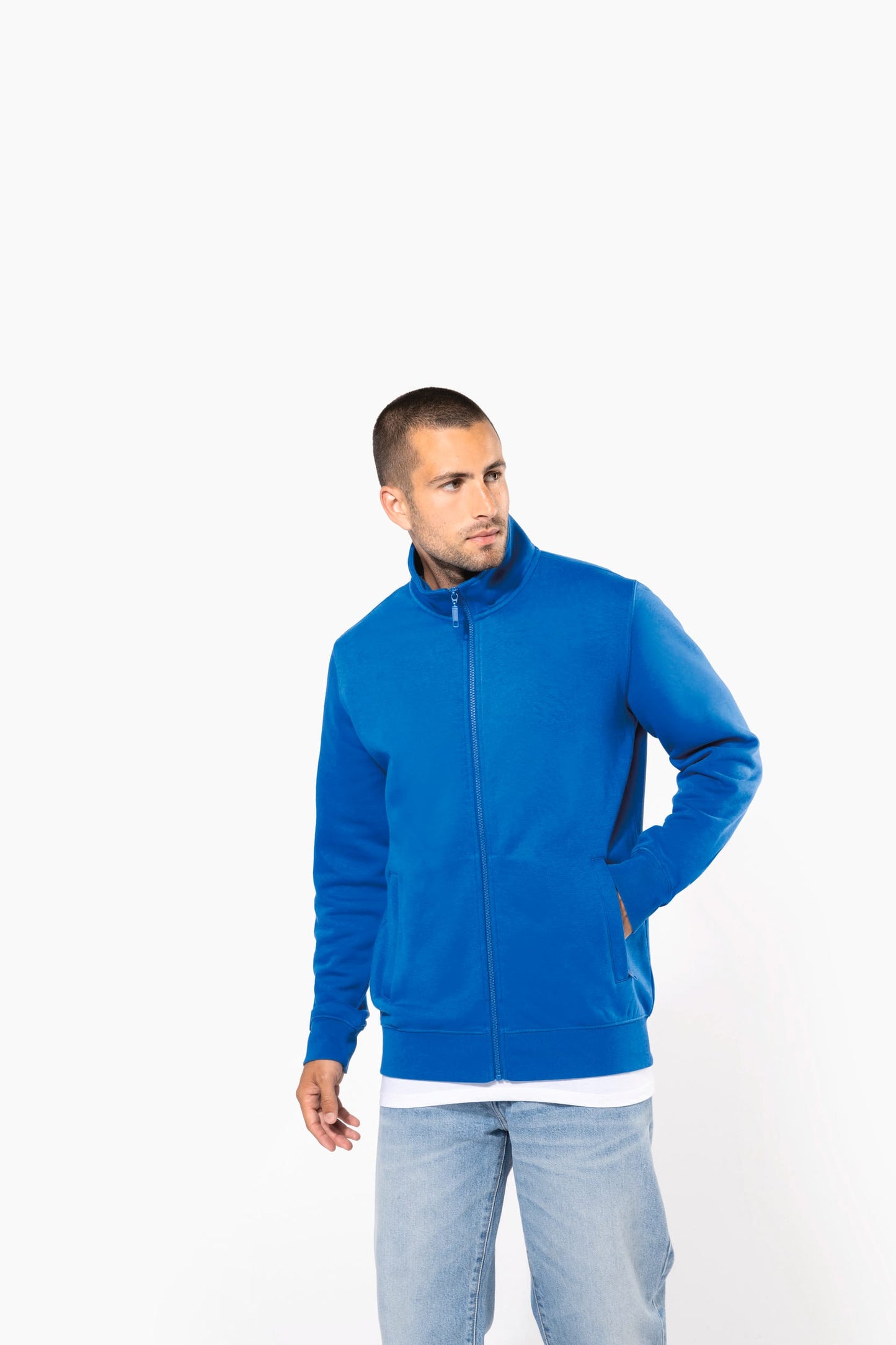 K4010X - Felpa full zip uomo