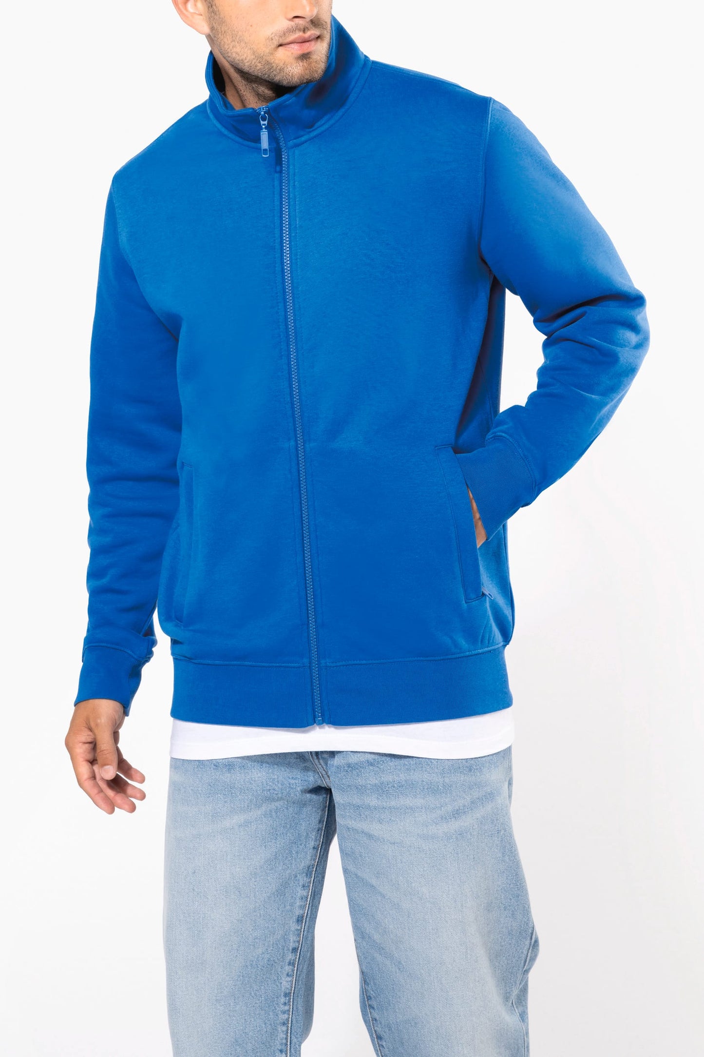 K4010X - Felpa full zip uomo