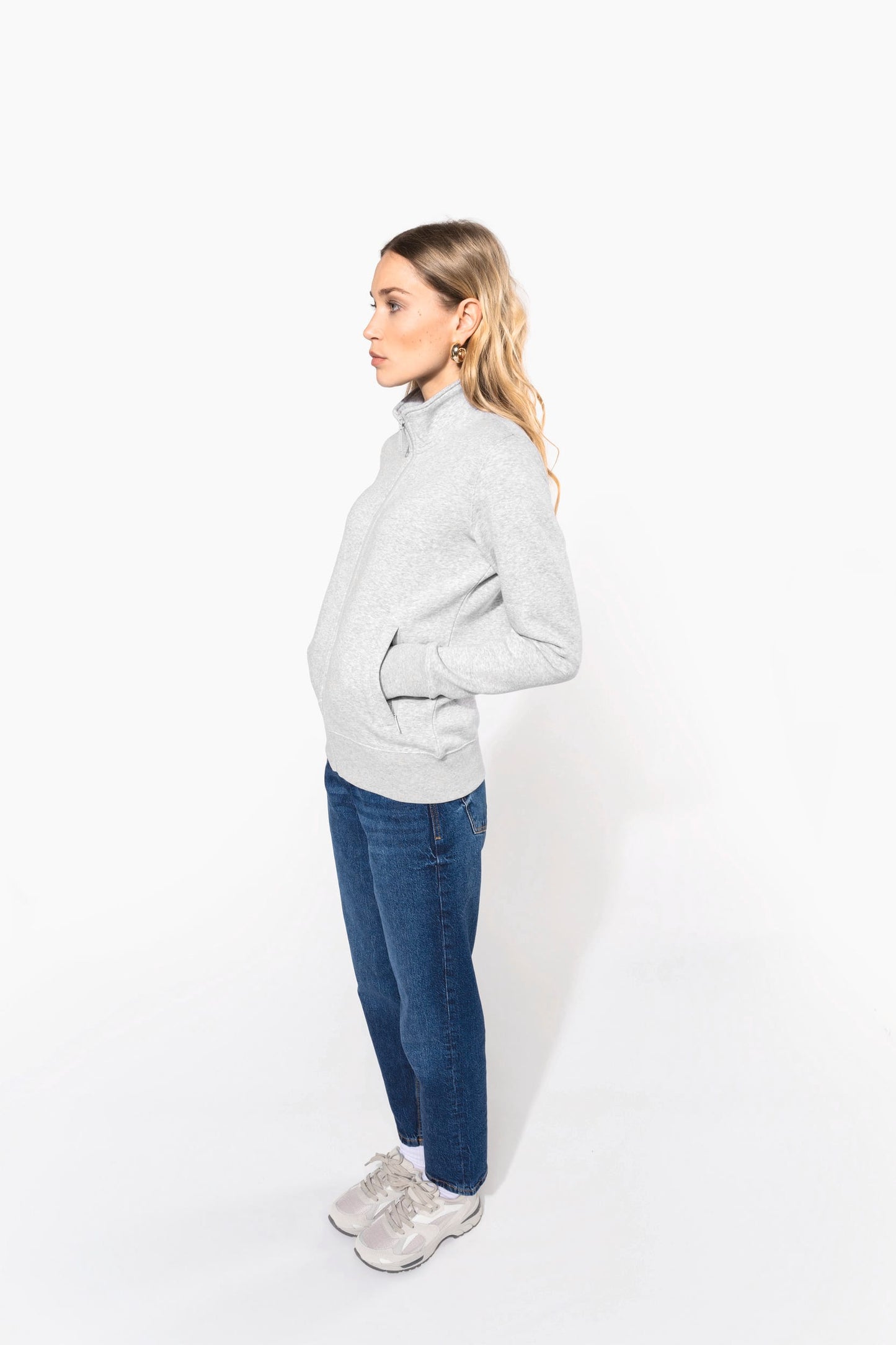 K4011 - Felpa full zip donna