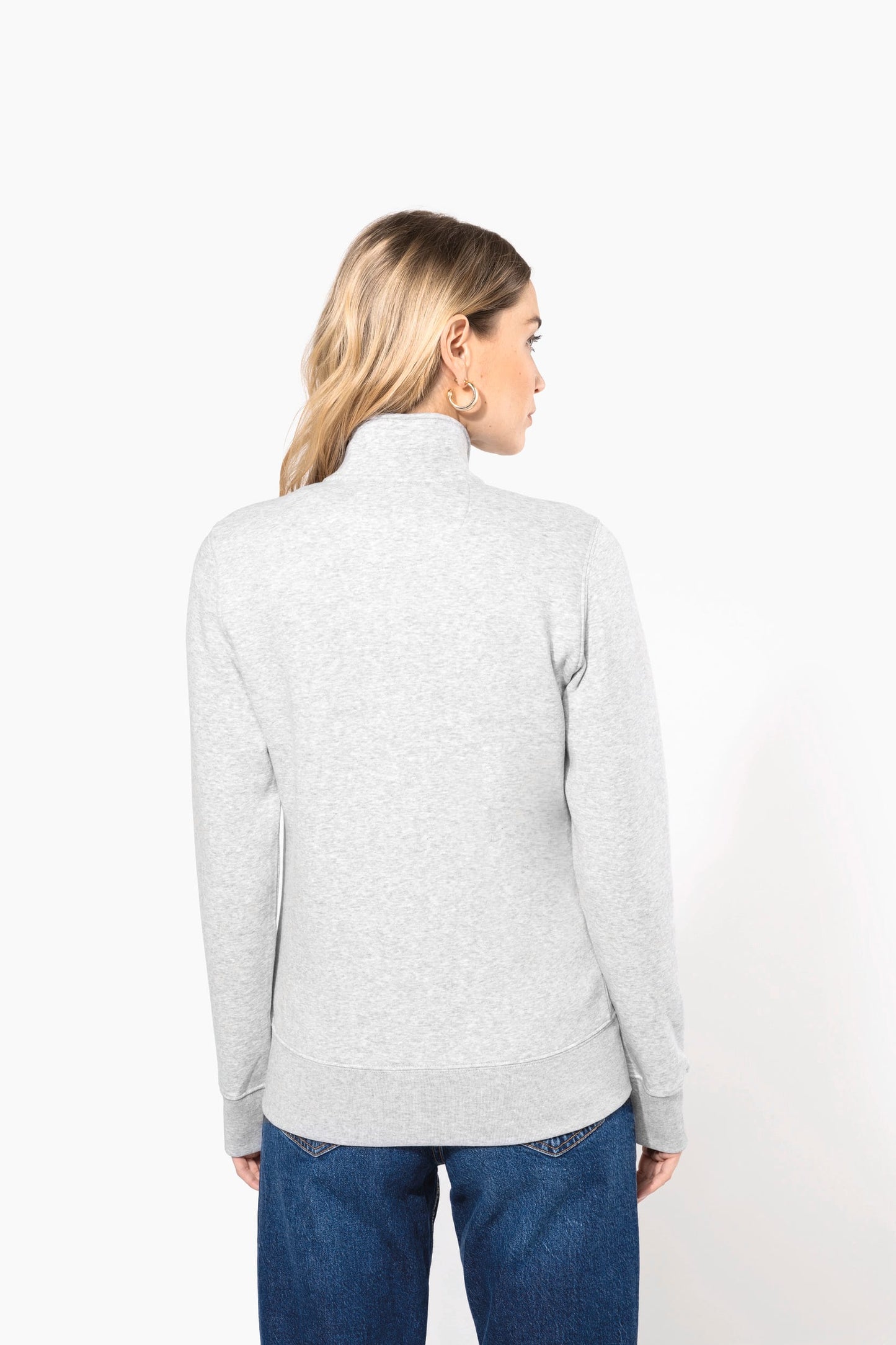 K4011 - Felpa full zip donna