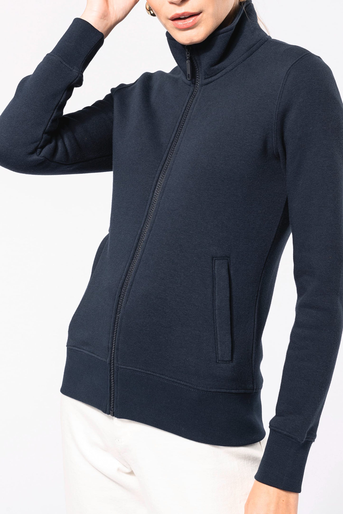 K4011 - Felpa full zip donna
