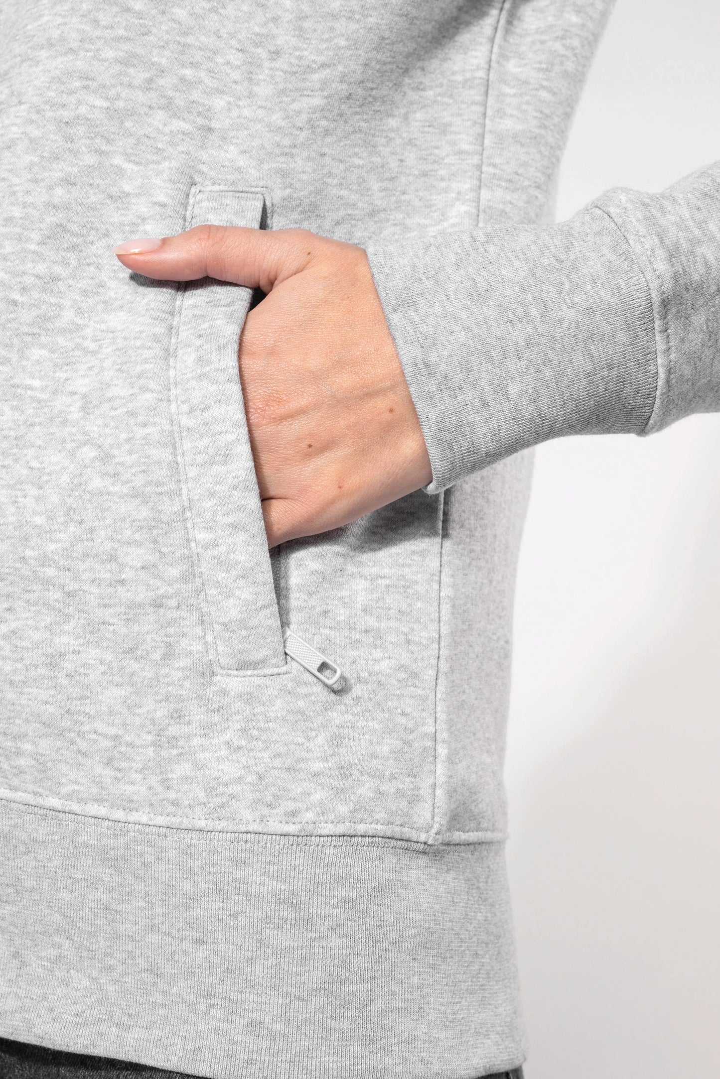 K4011 - Felpa full zip donna
