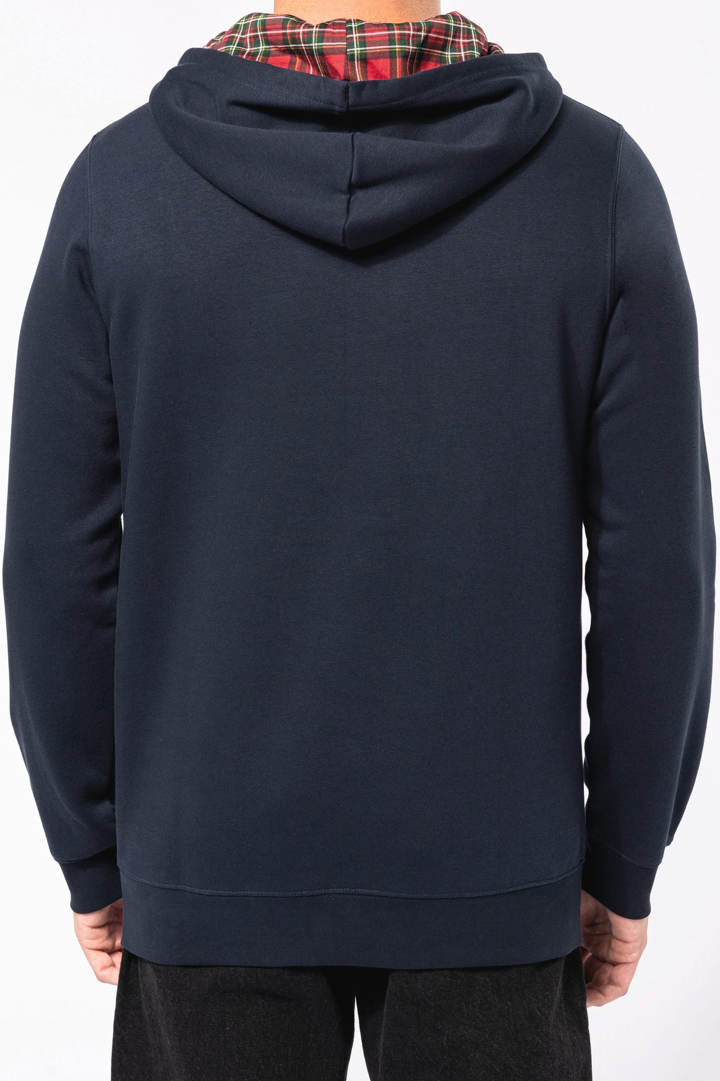 K4013 - Felpa unisex con cappuccio a contrasto con motivi