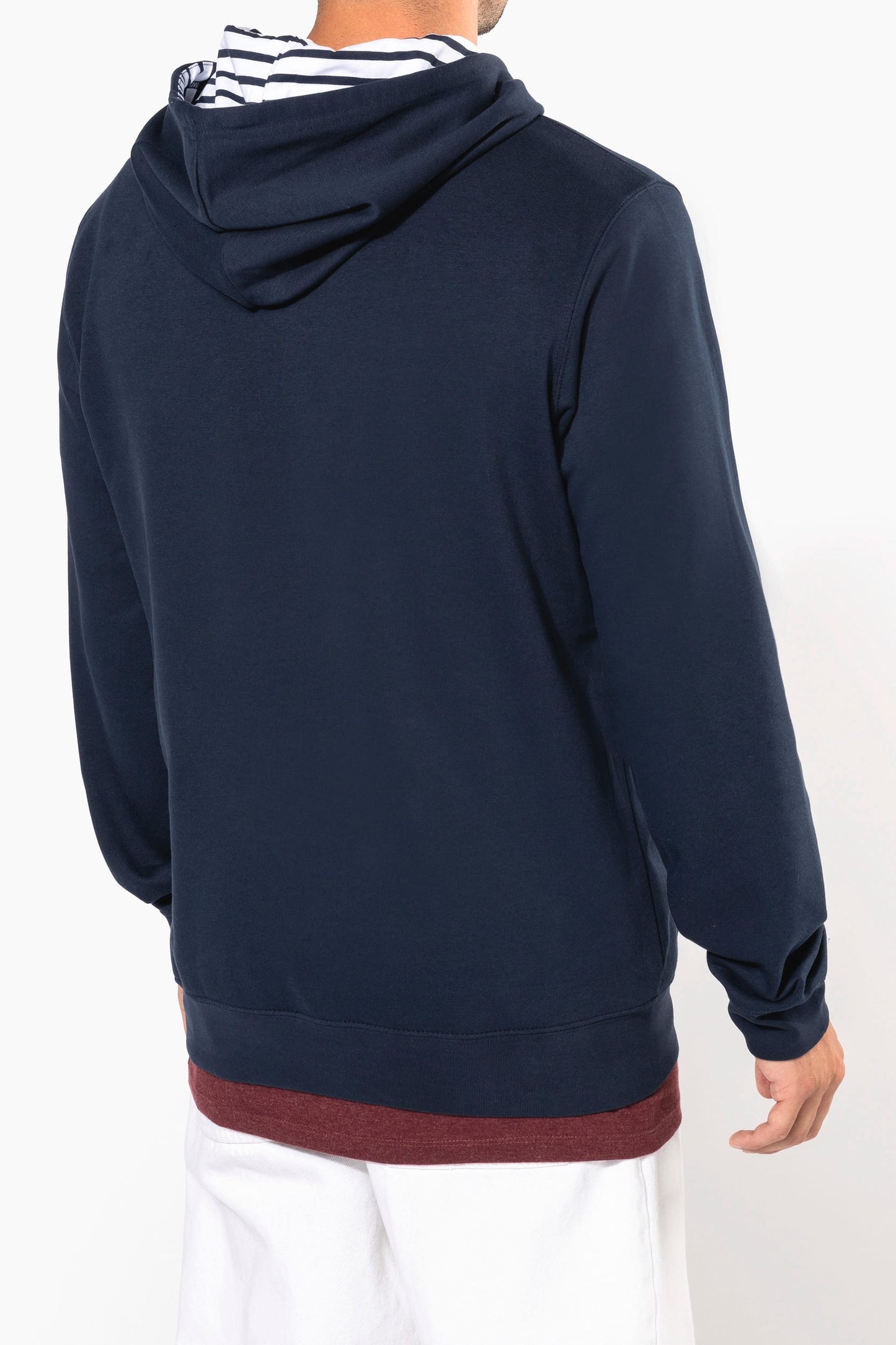 K4013 - Felpa unisex con cappuccio a contrasto con motivi